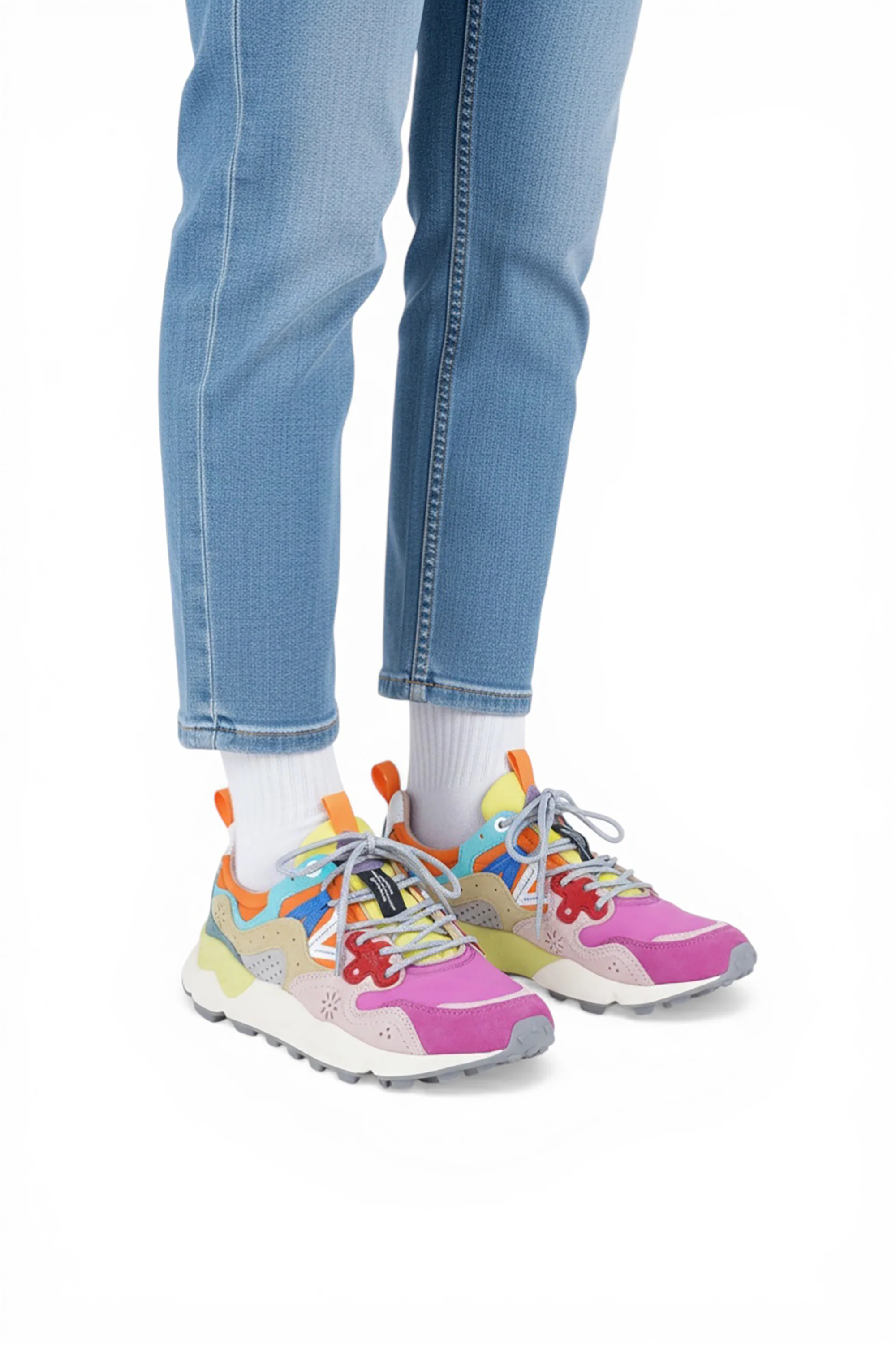 Flower Mountain - Sneakers - 470433 - Fuxia/Giallo - Image 6