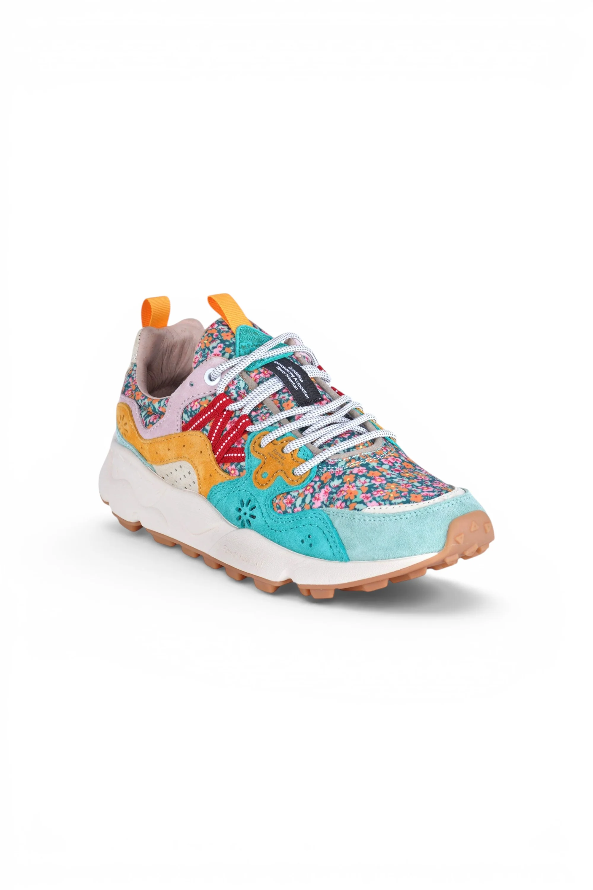 Flower Mountain - Sneakers - 470437 - Azzurro/Arancione - Image 3