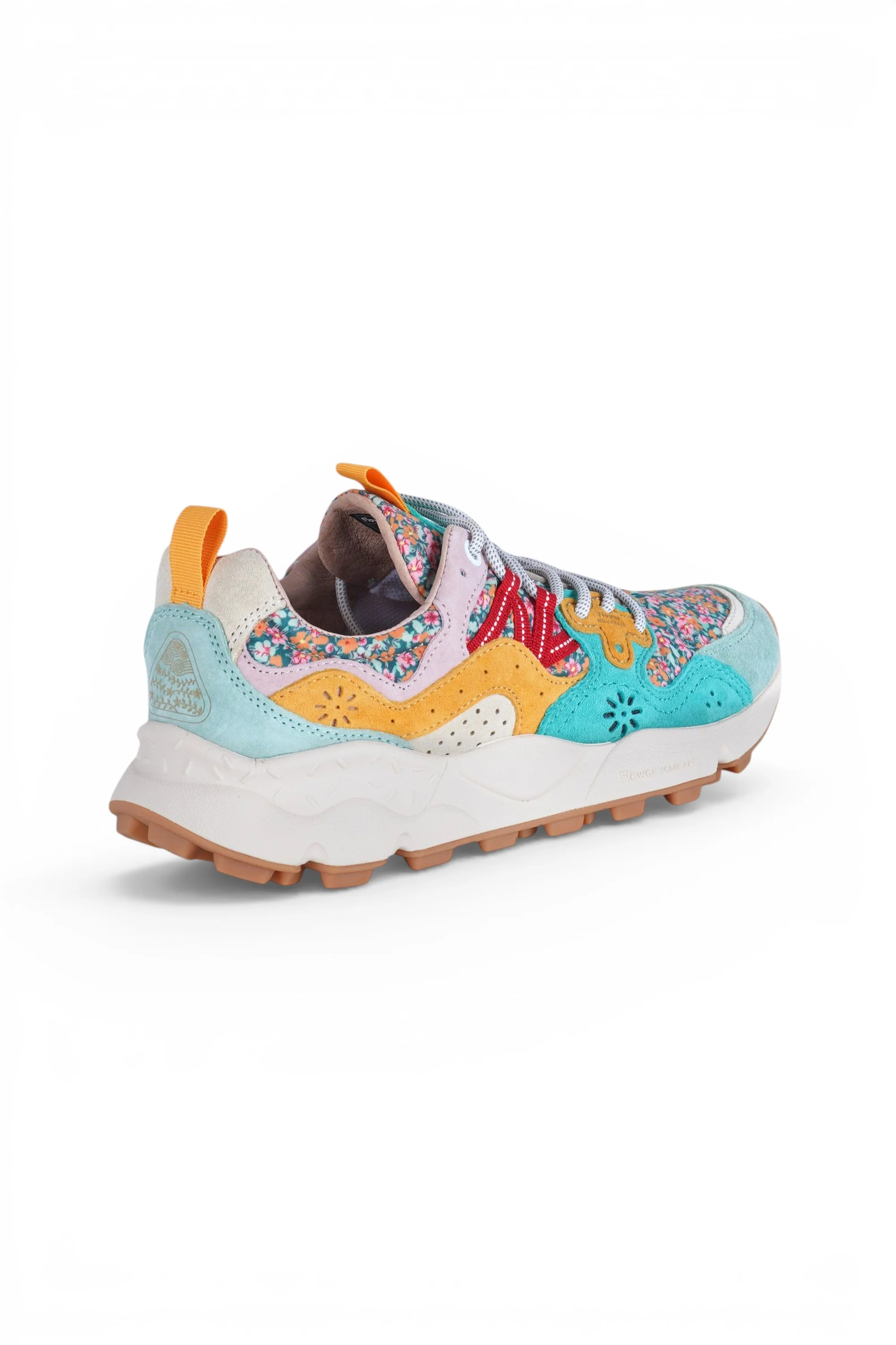 Flower Mountain - Sneakers - 470437 - Azzurro/Arancione - Image 4