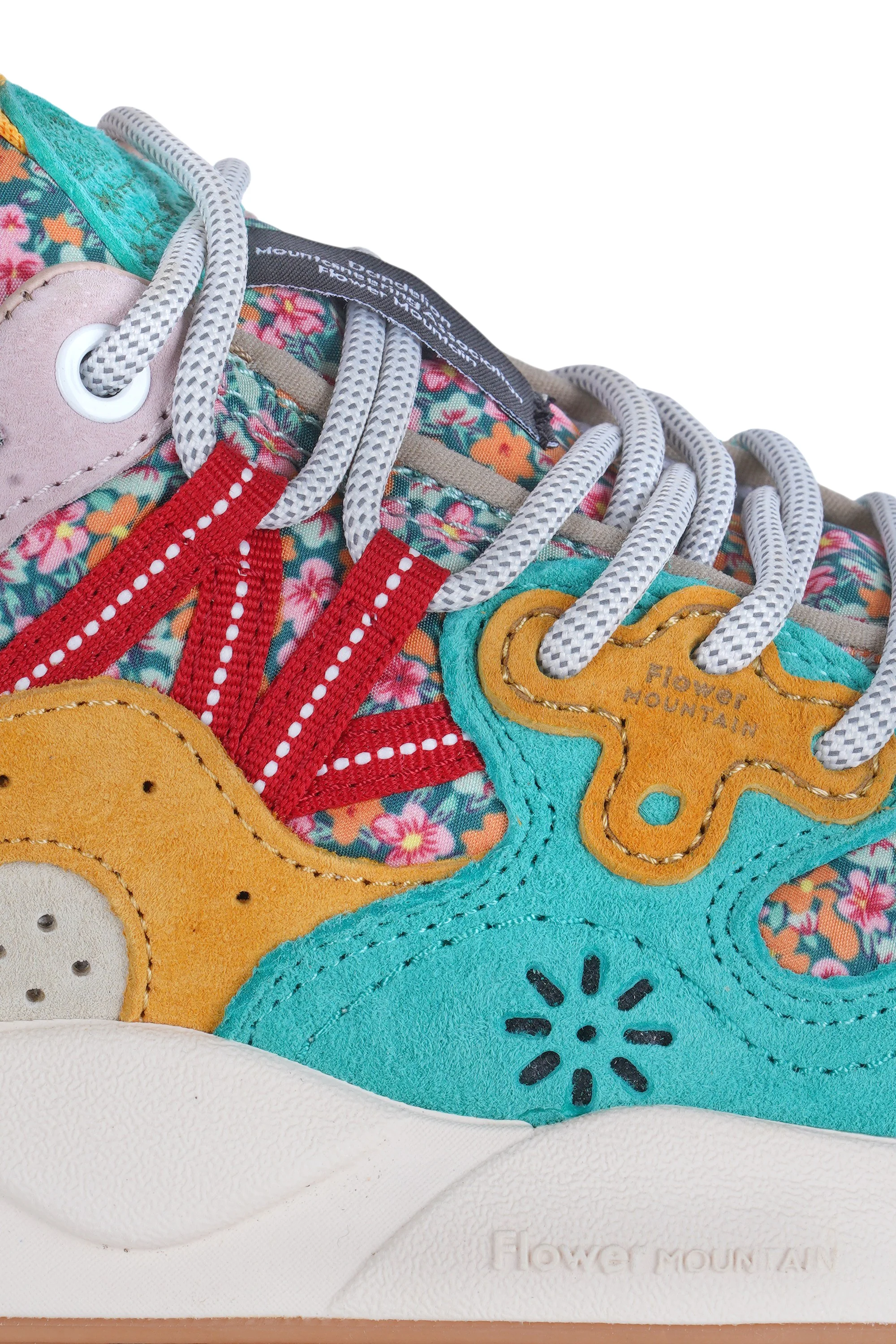 Flower Mountain - Sneakers - 470437 - Azzurro/Arancione - Image 7