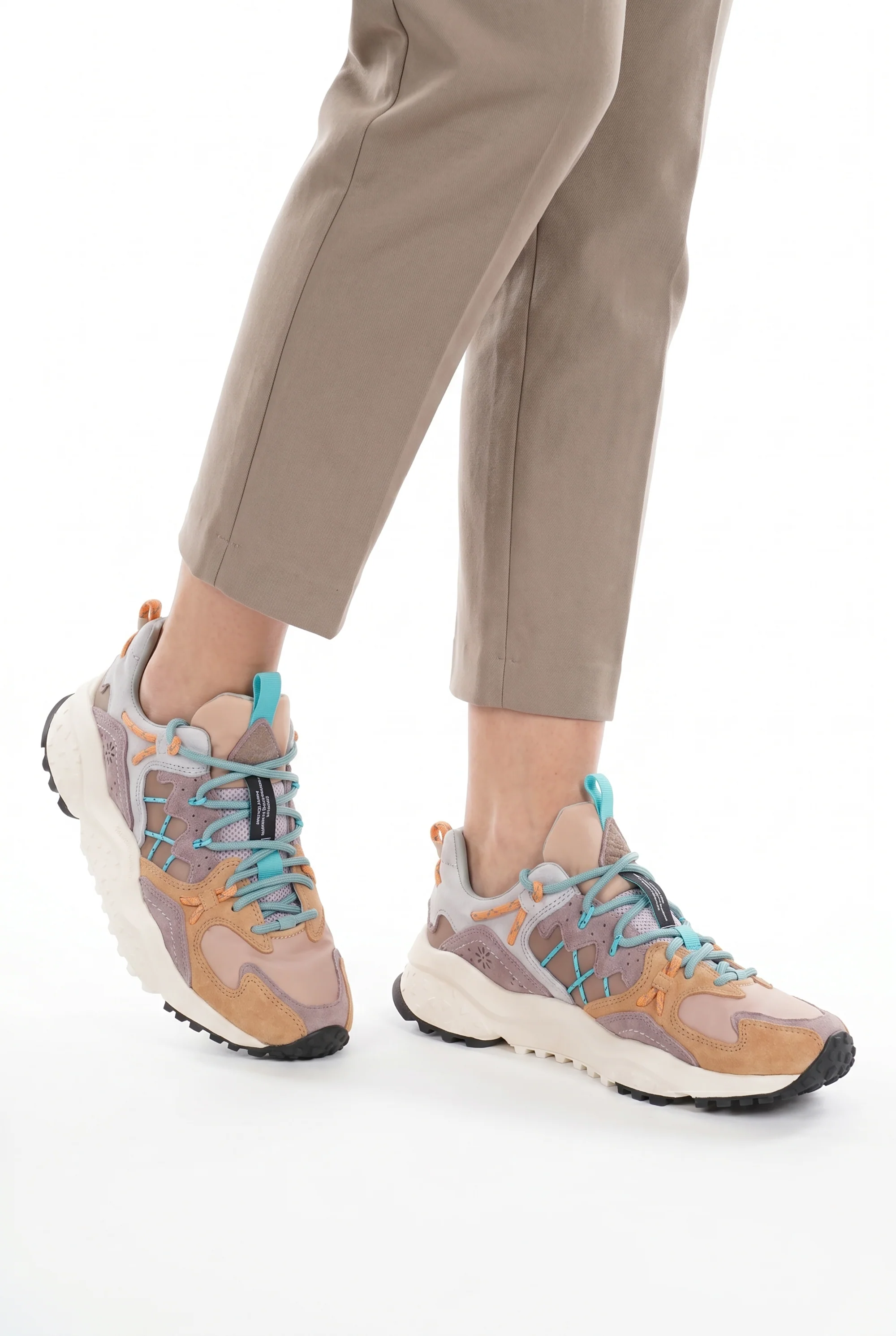 Flower Mountain - Sneakers - 470441 - Turchese/Lilla - Image 6