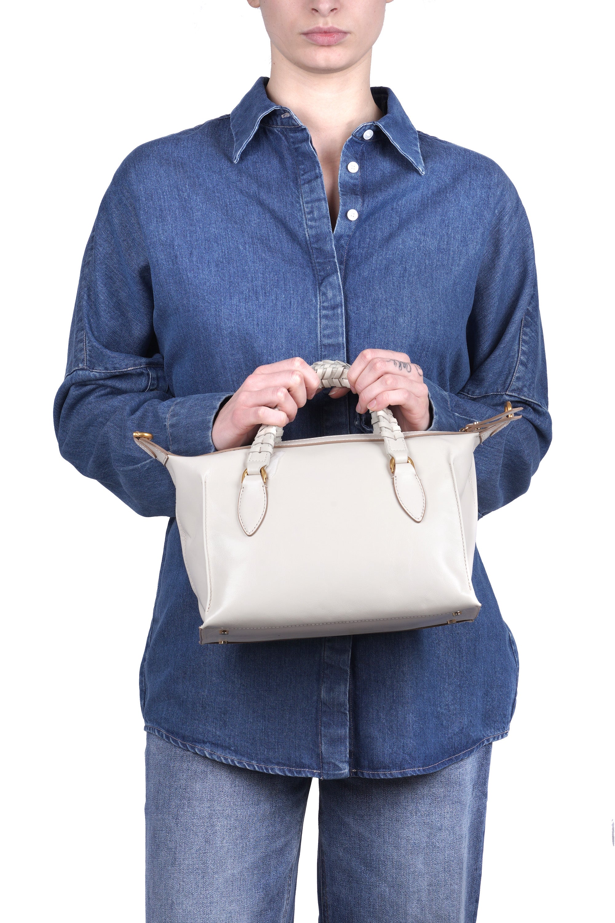Gianni Chiarini - Borsa media - 470134 - Avorio - Image 2