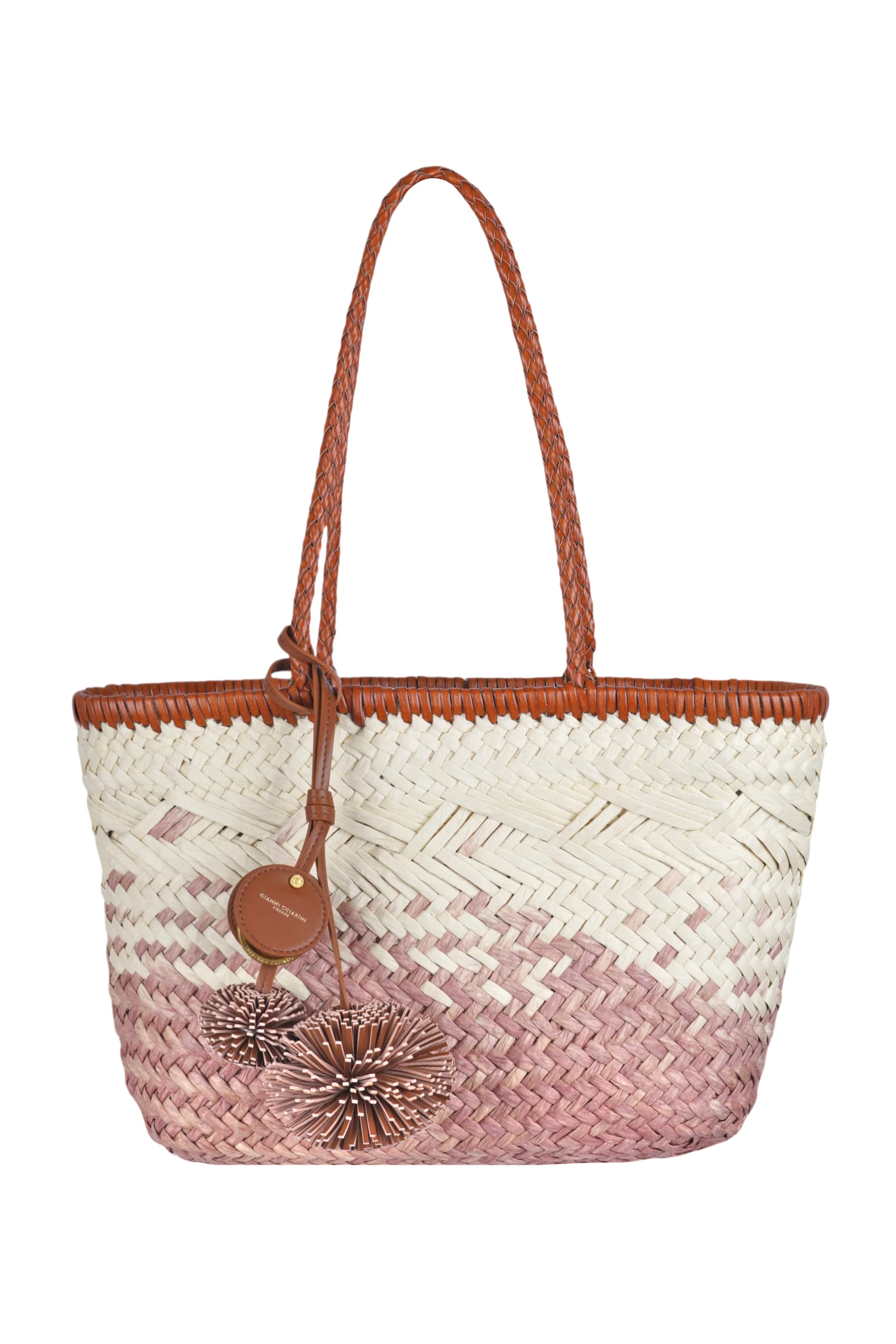 Gianni Chiarini - Borsa media - 470143 - Rosa/Panna