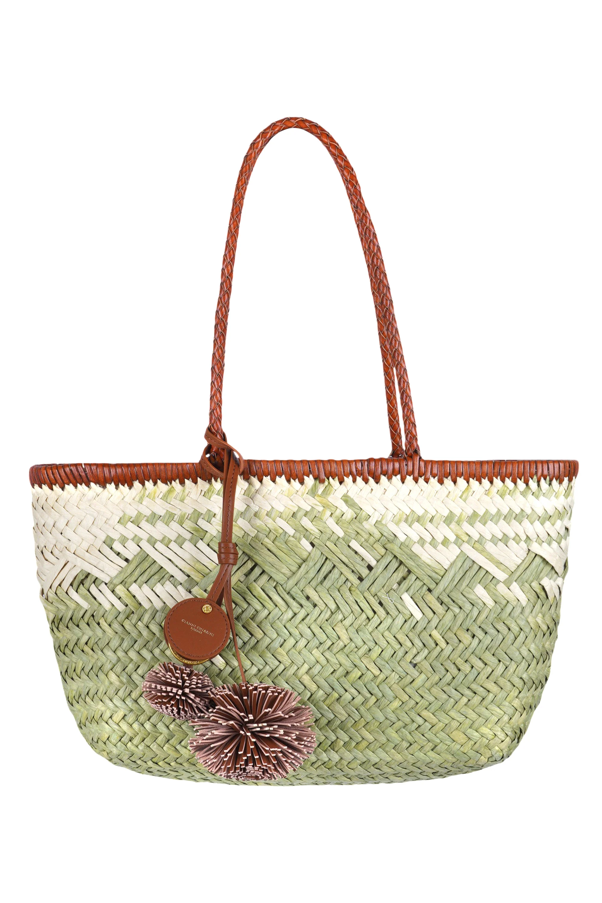 Gianni Chiarini - Borsa media - 470143 - Verde/Panna