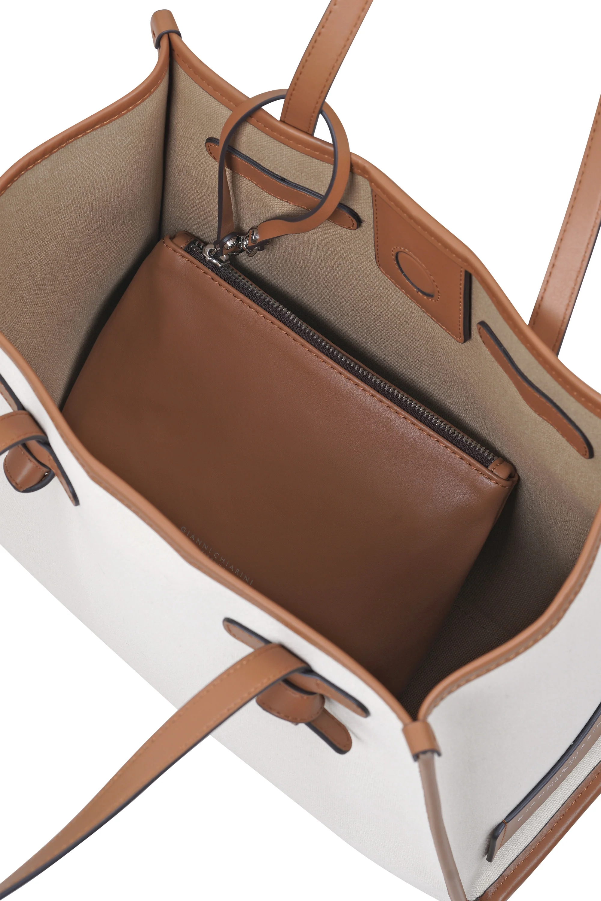 Gianni Chiarini - Borsa media - 470146 - Panna - Image 6