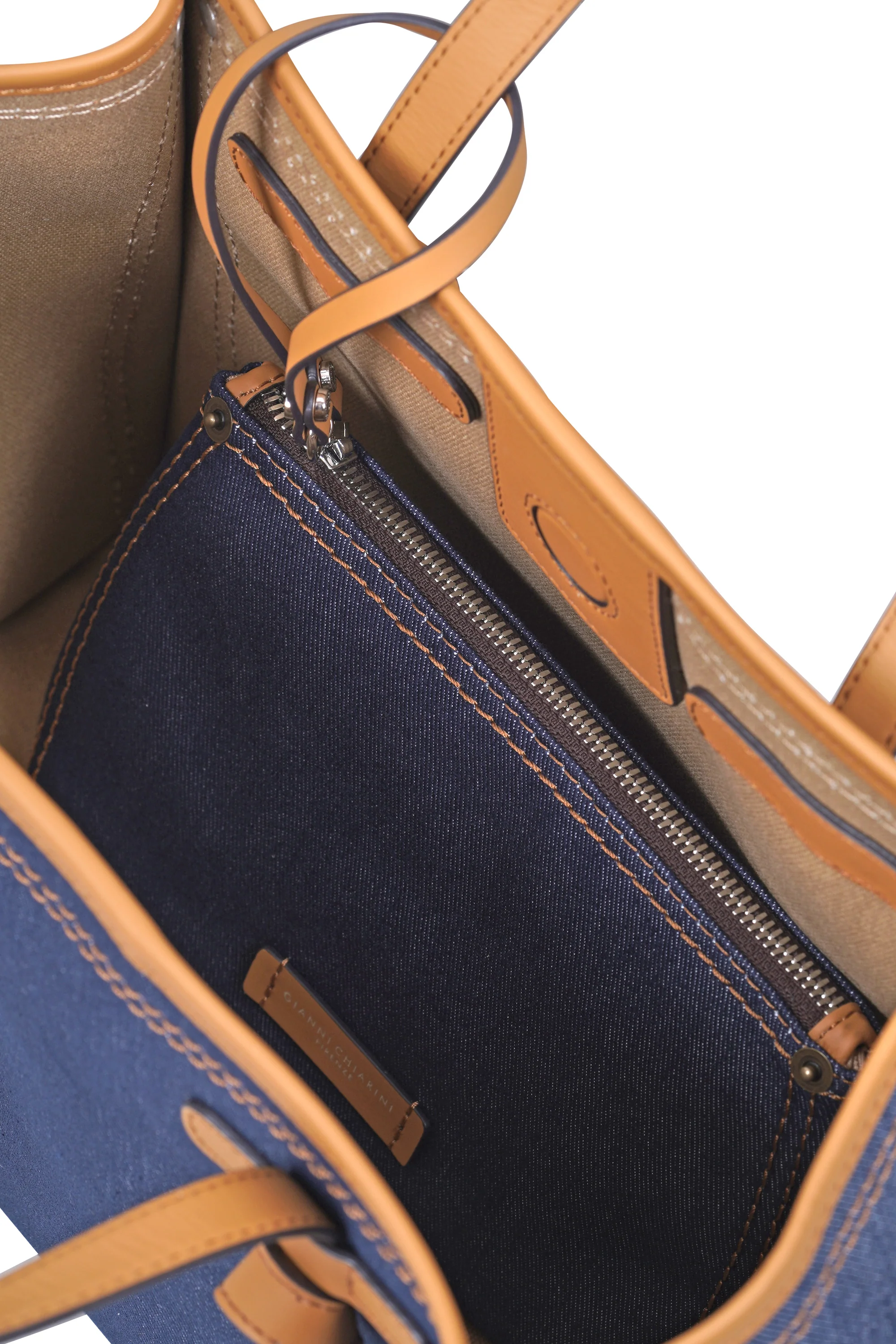 Gianni Chiarini - Borsa media - 470147 - Denim - Image 6