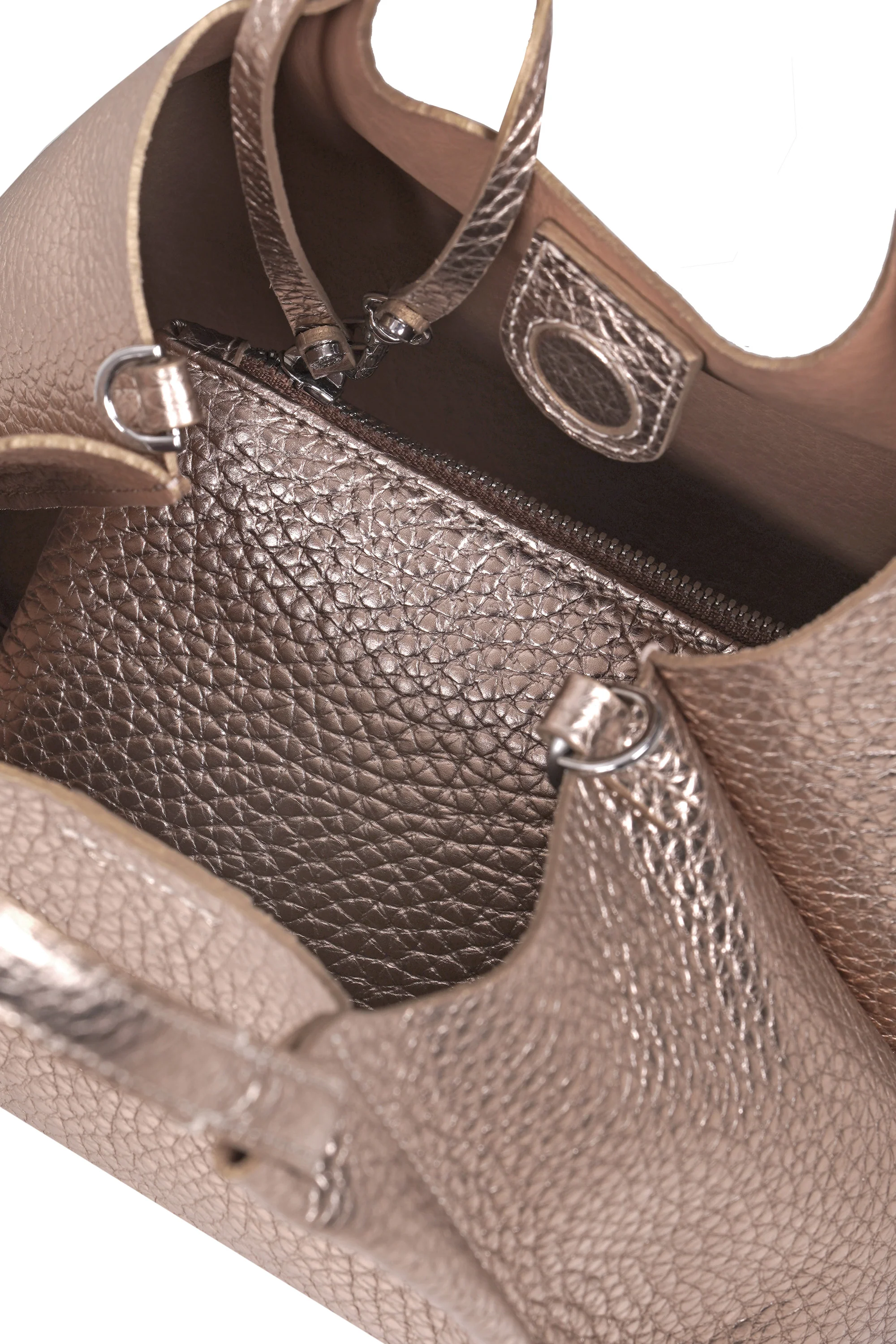 Gianni Chiarini - Borsa piccola - 470128 - Platino - Image 6