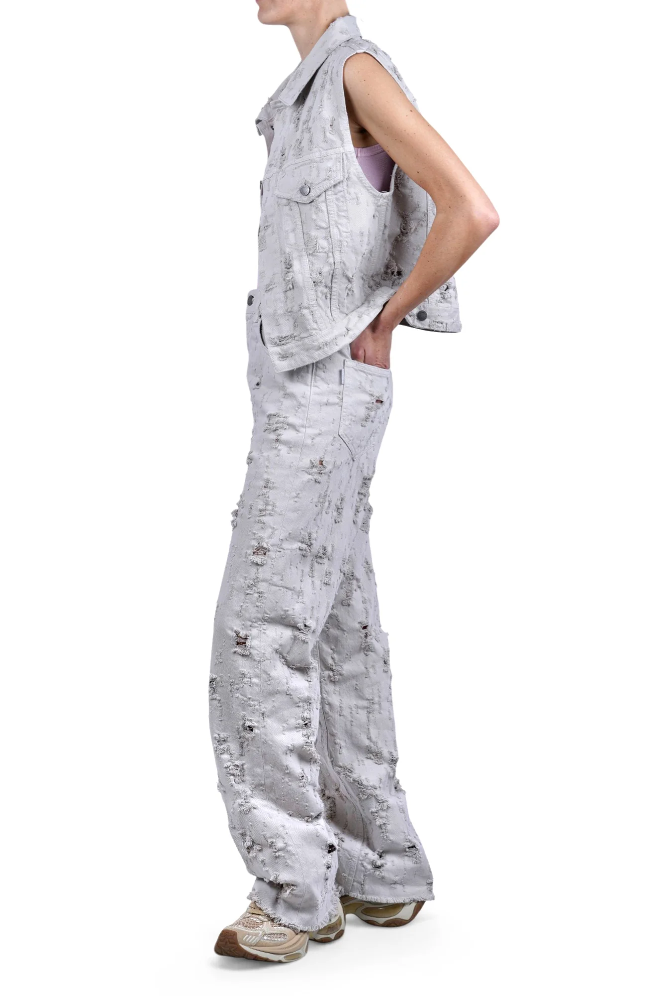 Haikure - Gilet - 470597 - Grigio chiaro - Image 2