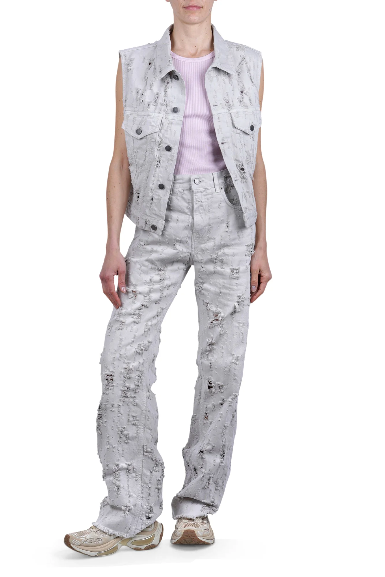 Haikure - Jeans - 470595 - Grigio chiaro - Image 2
