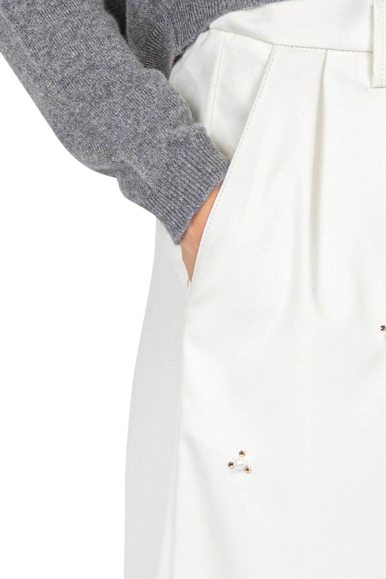 I Love My Pants - Pantalone - 441667 - Burro - Image 6