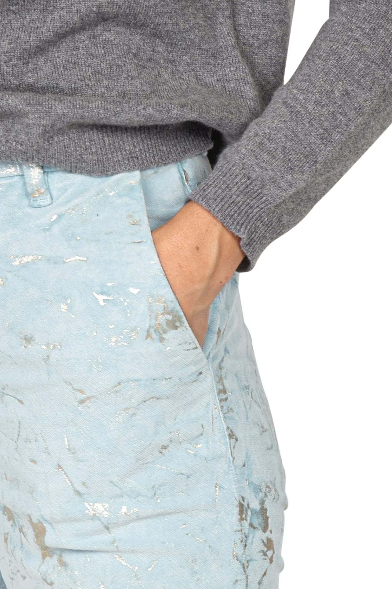 I Love My Pants - Pantalone - 441668 - Celeste - Image 6