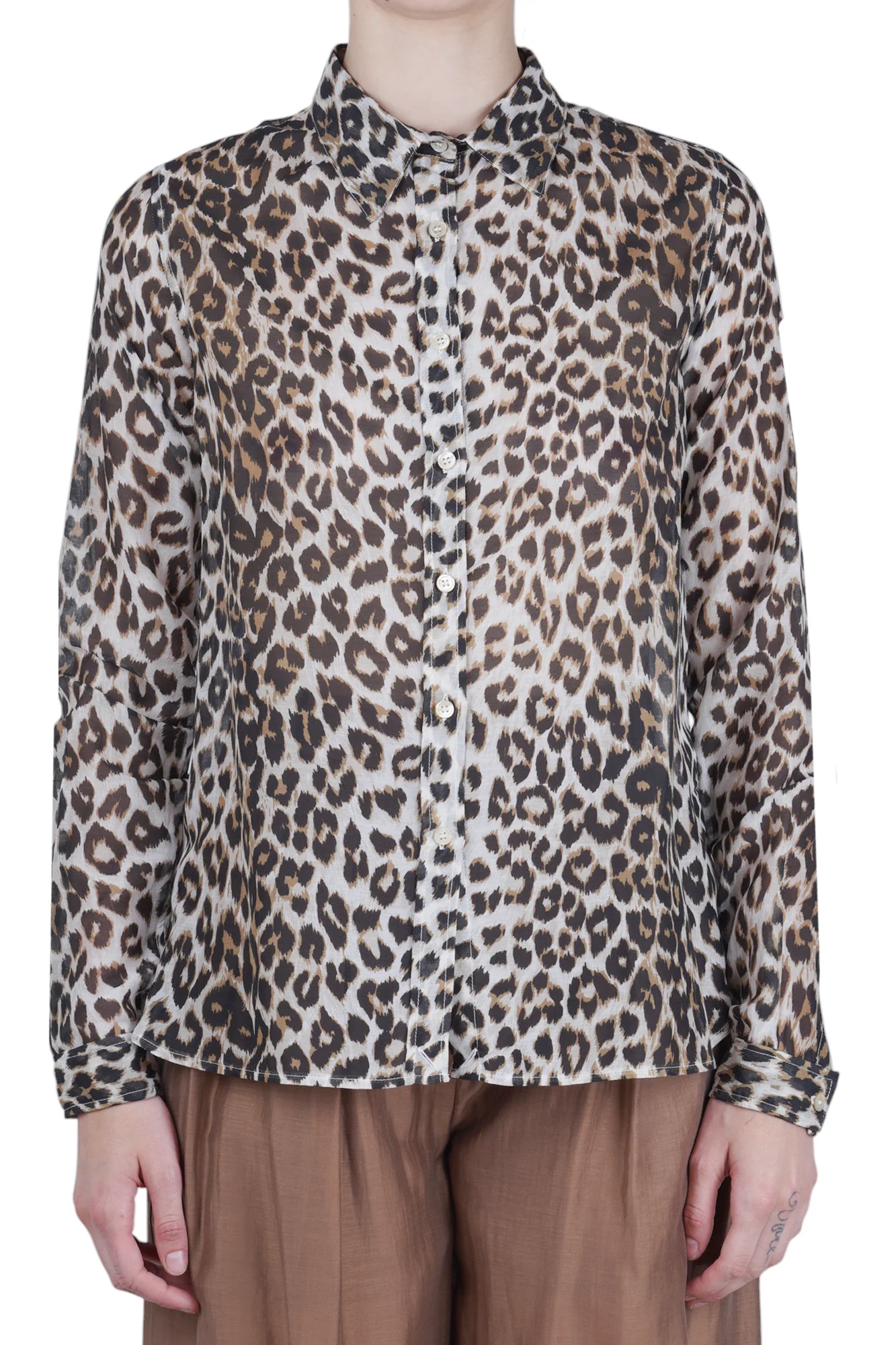 Jucca - Camicia - 470880 - Nero/Beige - Image 3