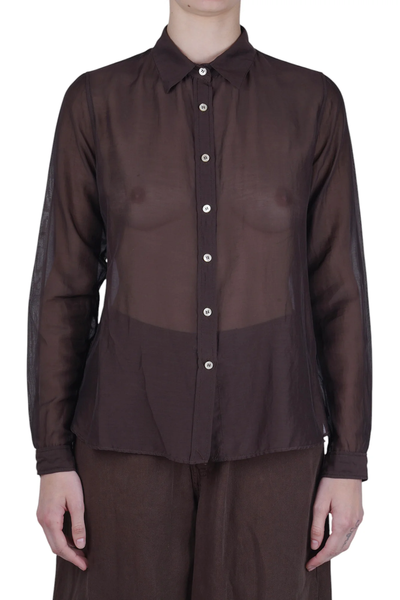 Jucca - Camicia - 470903 - Cioccolato - Image 3