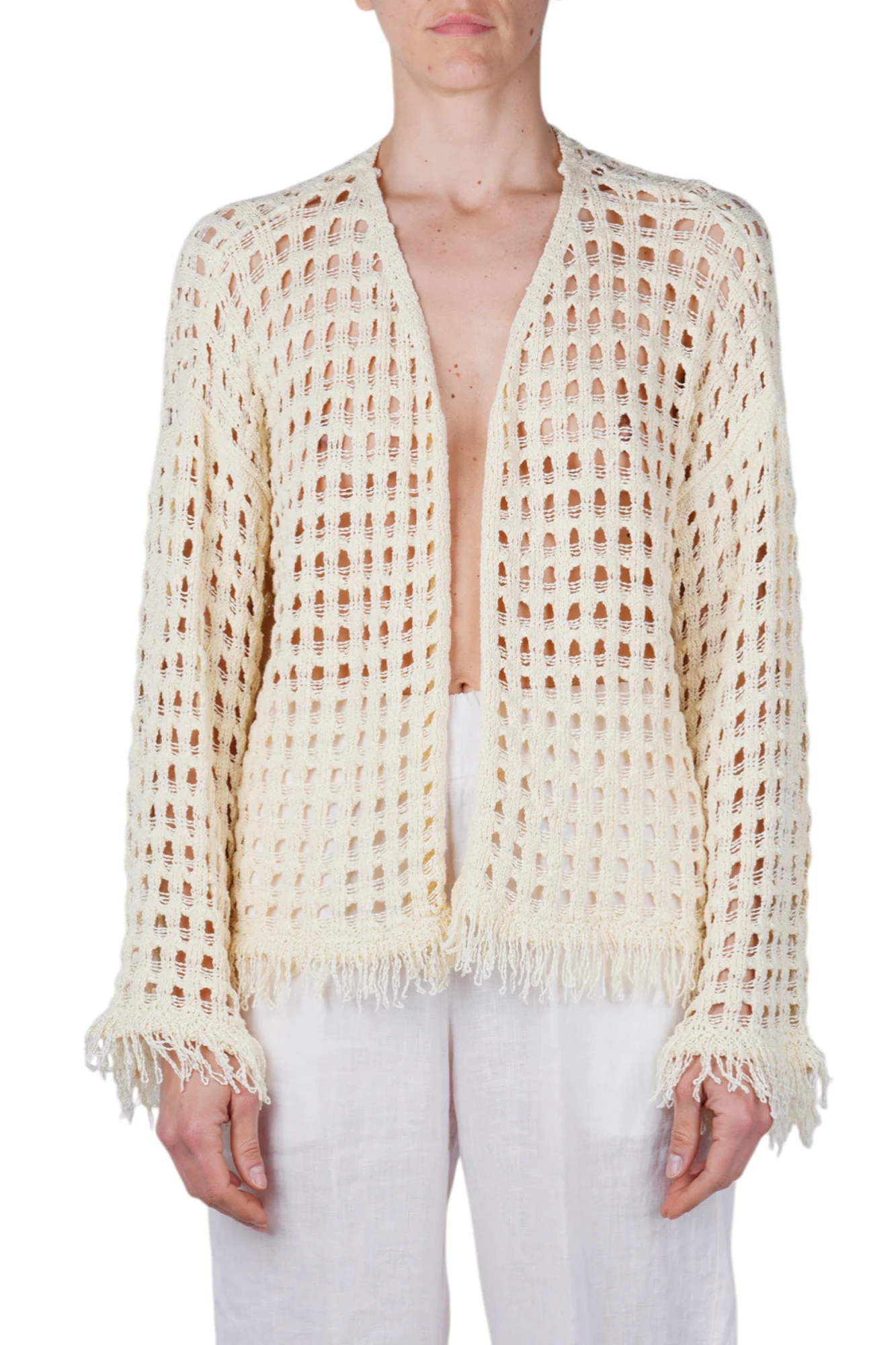 Jucca - Cardigan - 470854 - Panna - Image 3