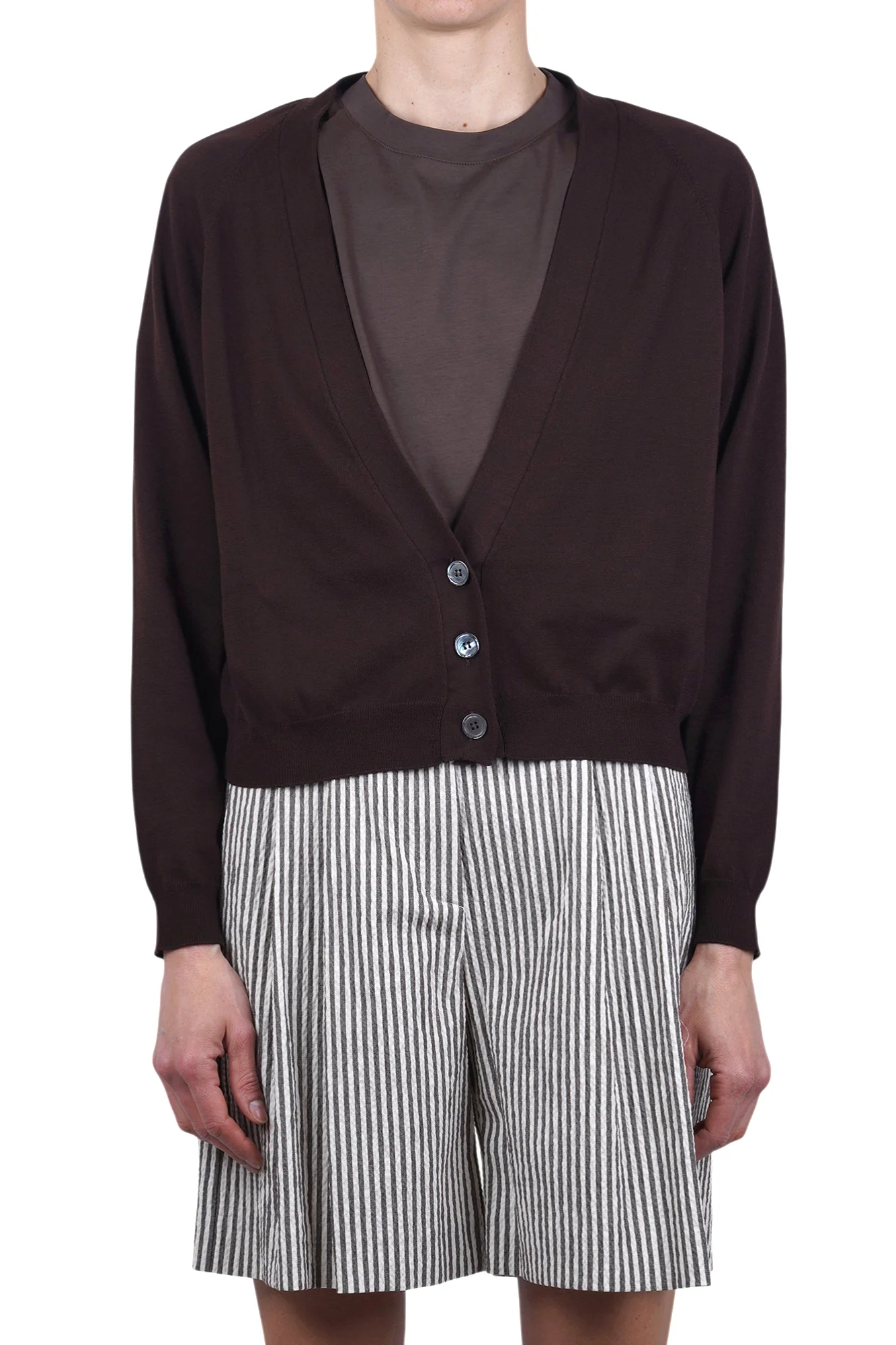 Jucca - Cardigan - 470862 - Moka - Image 3