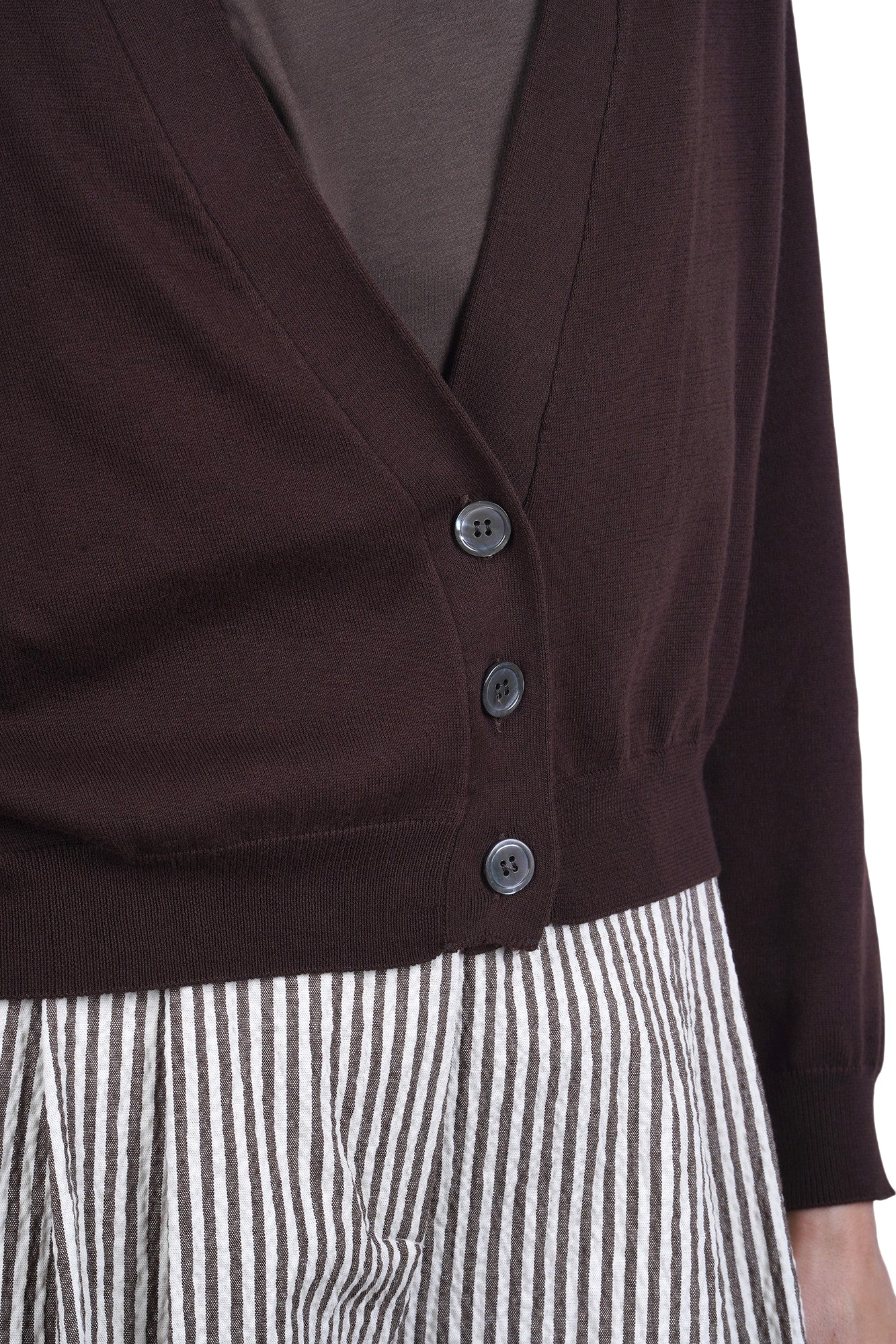 Jucca - Cardigan - 470862 - Moka - Image 6