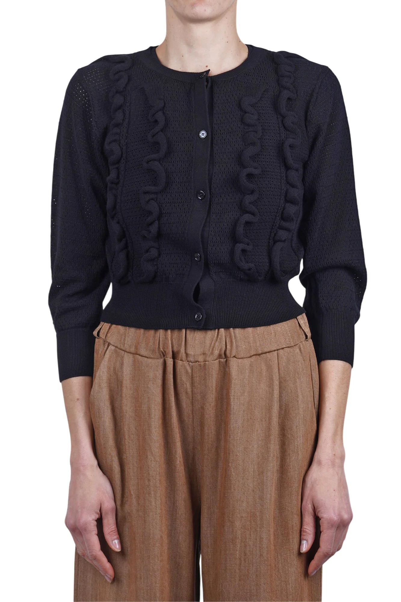 Jucca - Cardigan - 470908 - Nero - Image 3