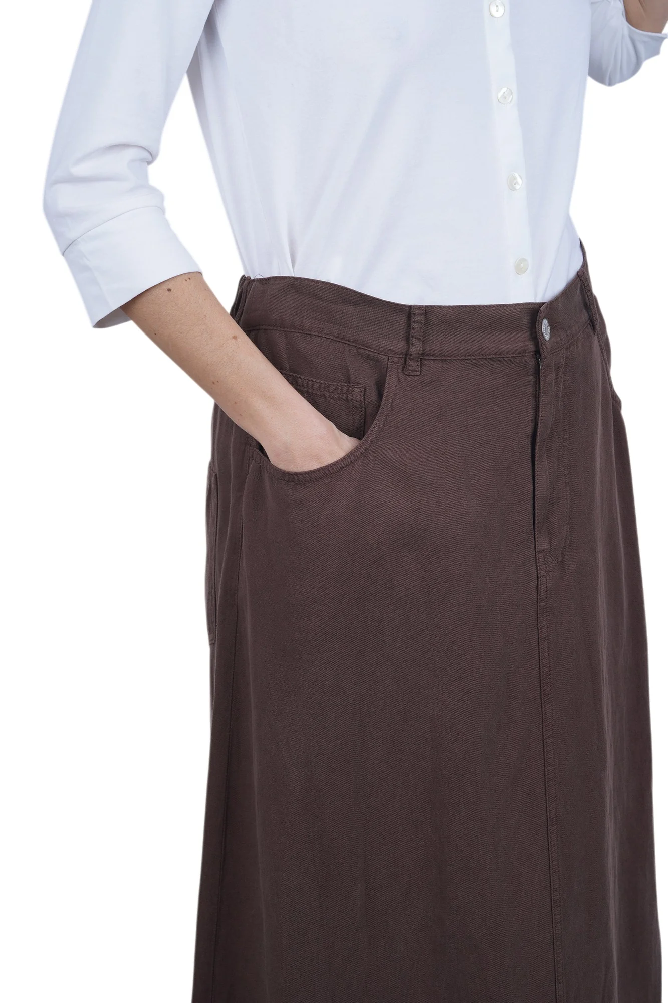 Jucca - Gonna - 470872 - Moka - Image 6