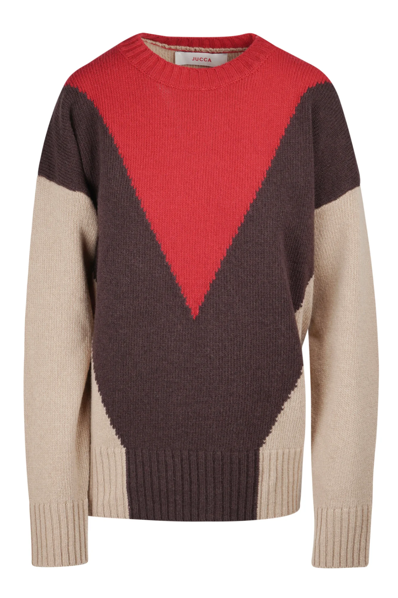 Jucca - Maglia - 460843 - Bordeaux/Marrone