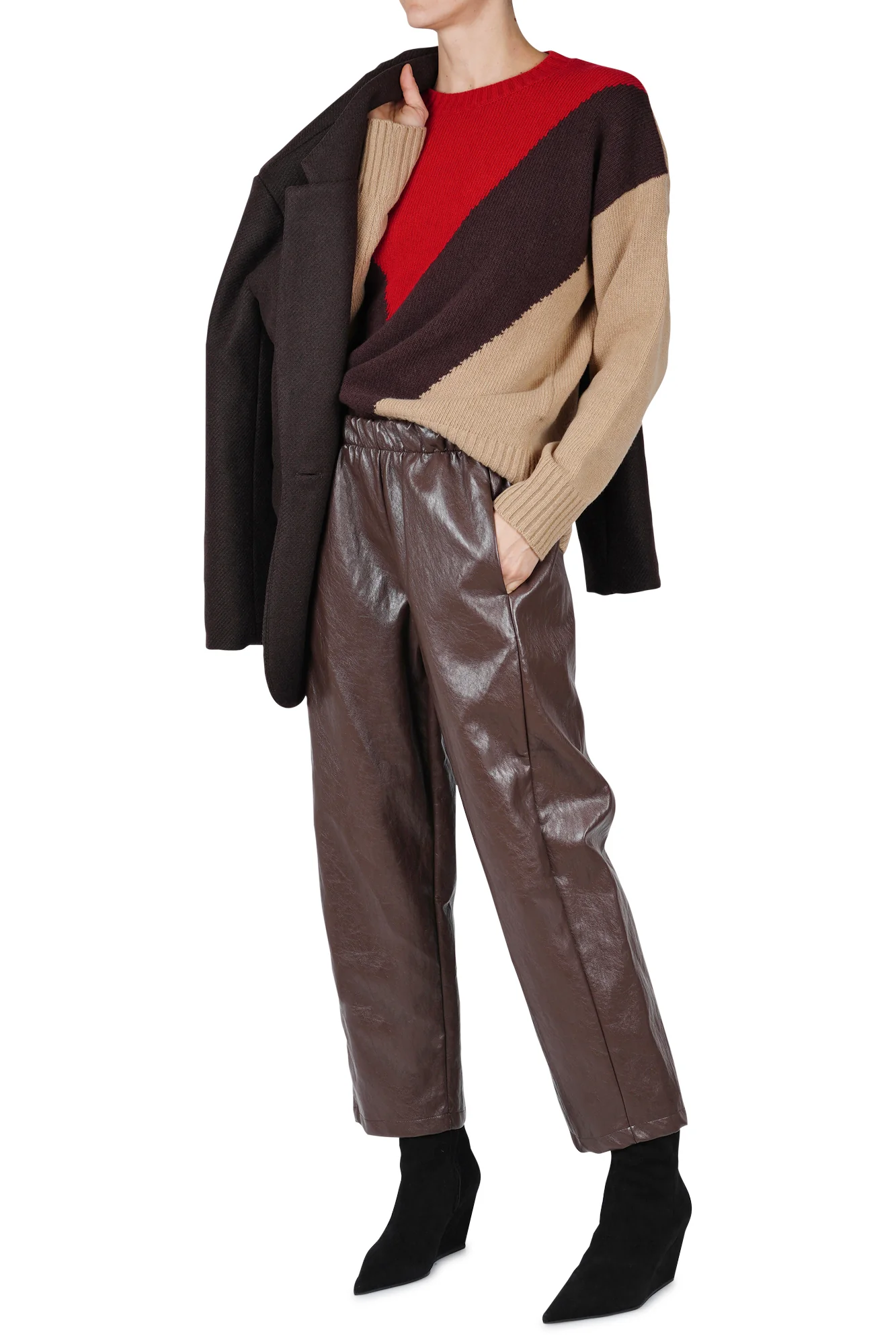 Jucca - Maglia - 460843 - Bordeaux/Marrone - Image 2