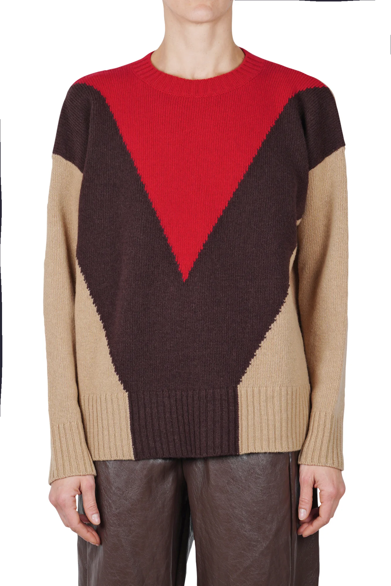 Jucca - Maglia - 460843 - Bordeaux/Marrone - Image 3