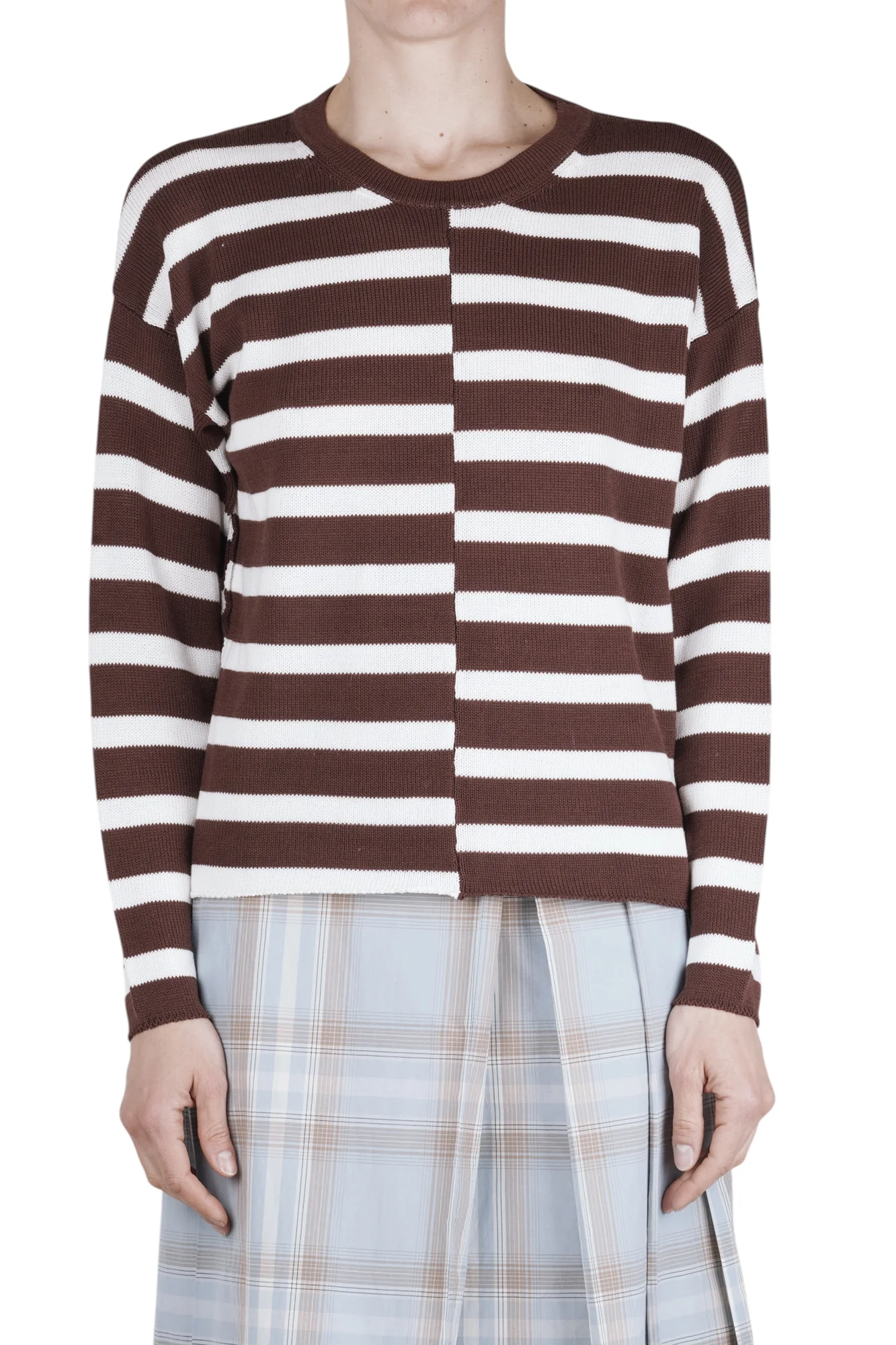 Jucca - Maglia - 470859 - Moka/Bianco - Image 3