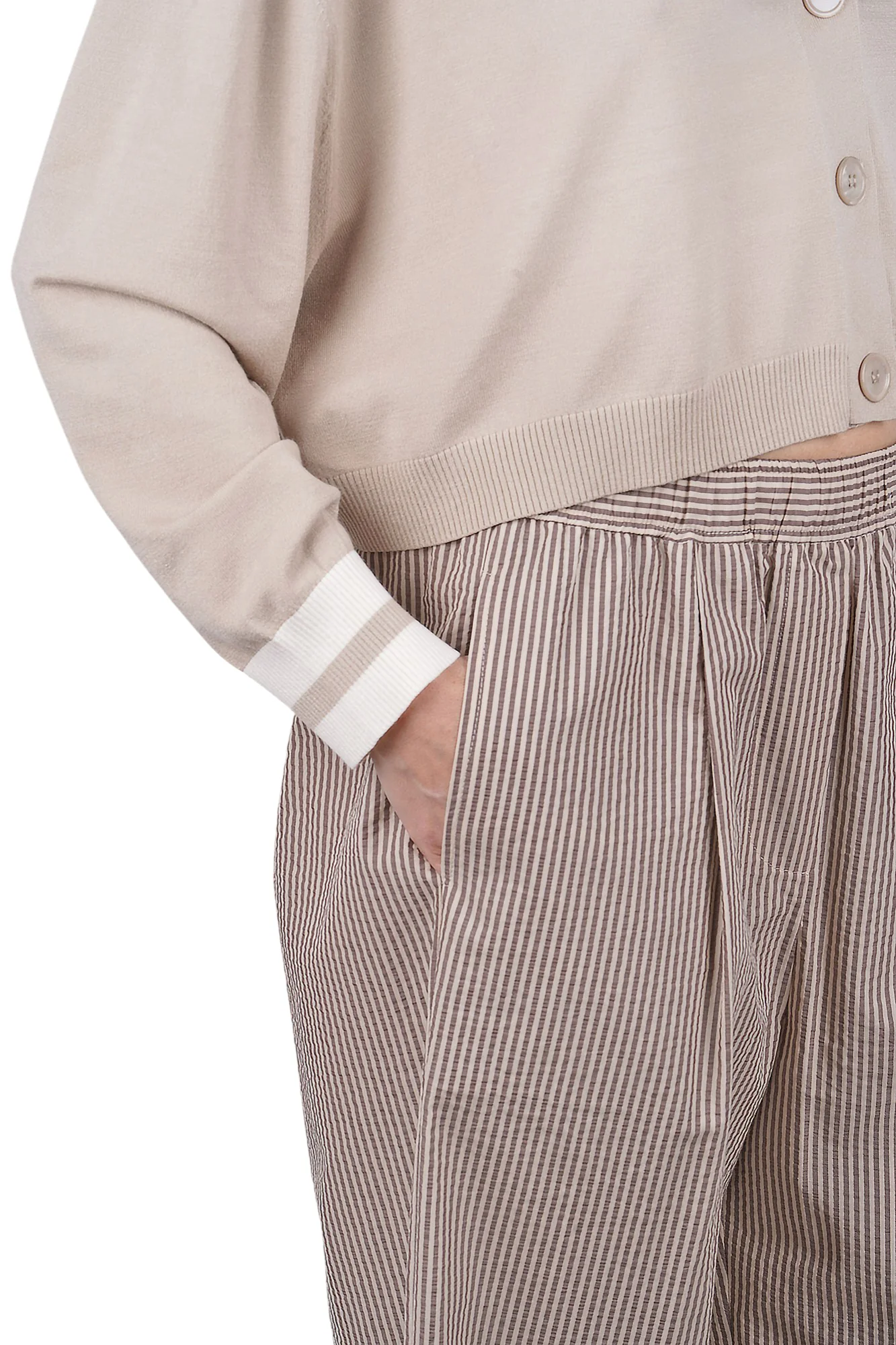 Jucca - Pantalone - 470888 - Avena/Moro - Image 6