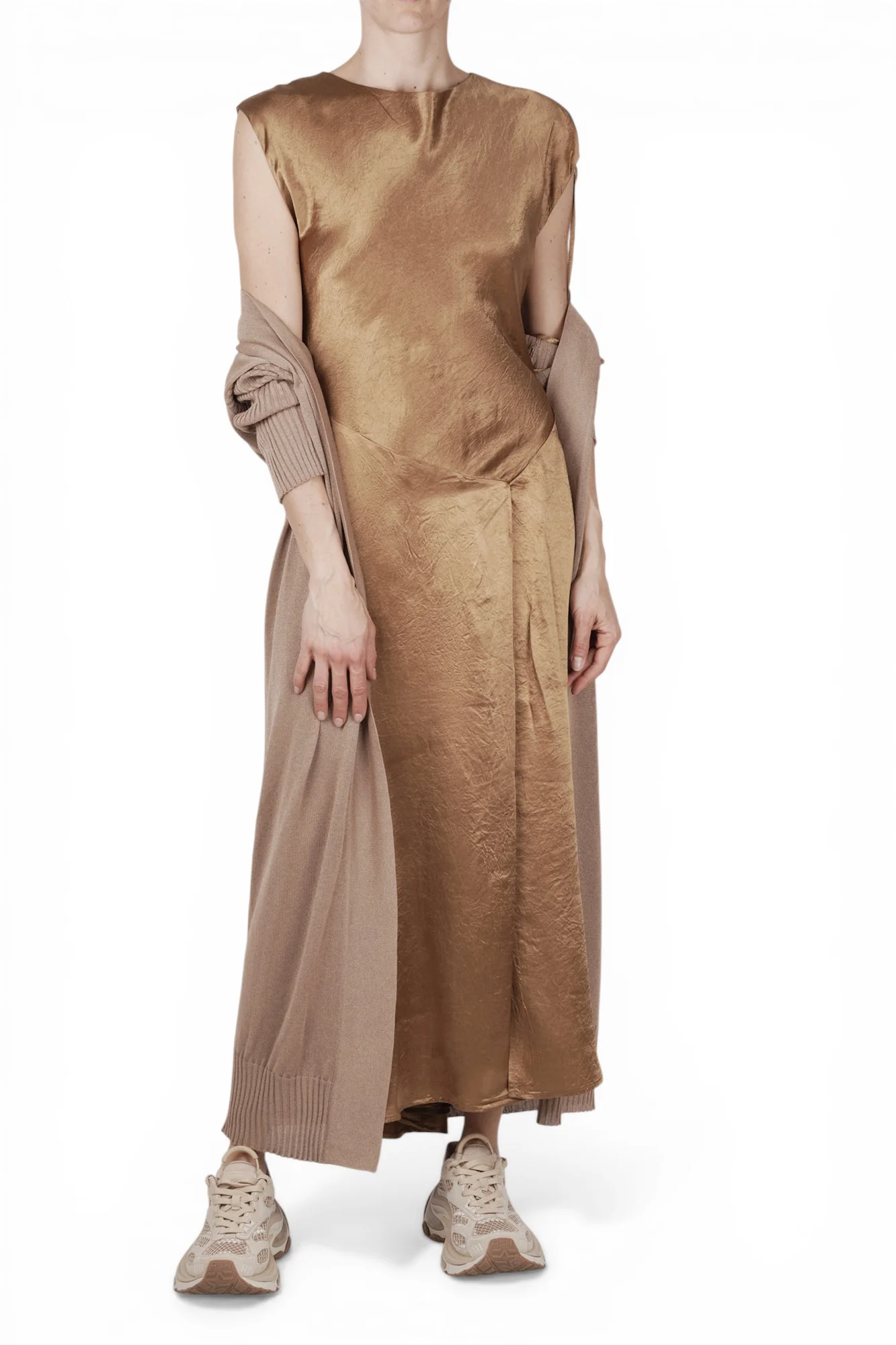 La Femme Blanche - Abito - 471366 - Oro - Image 2