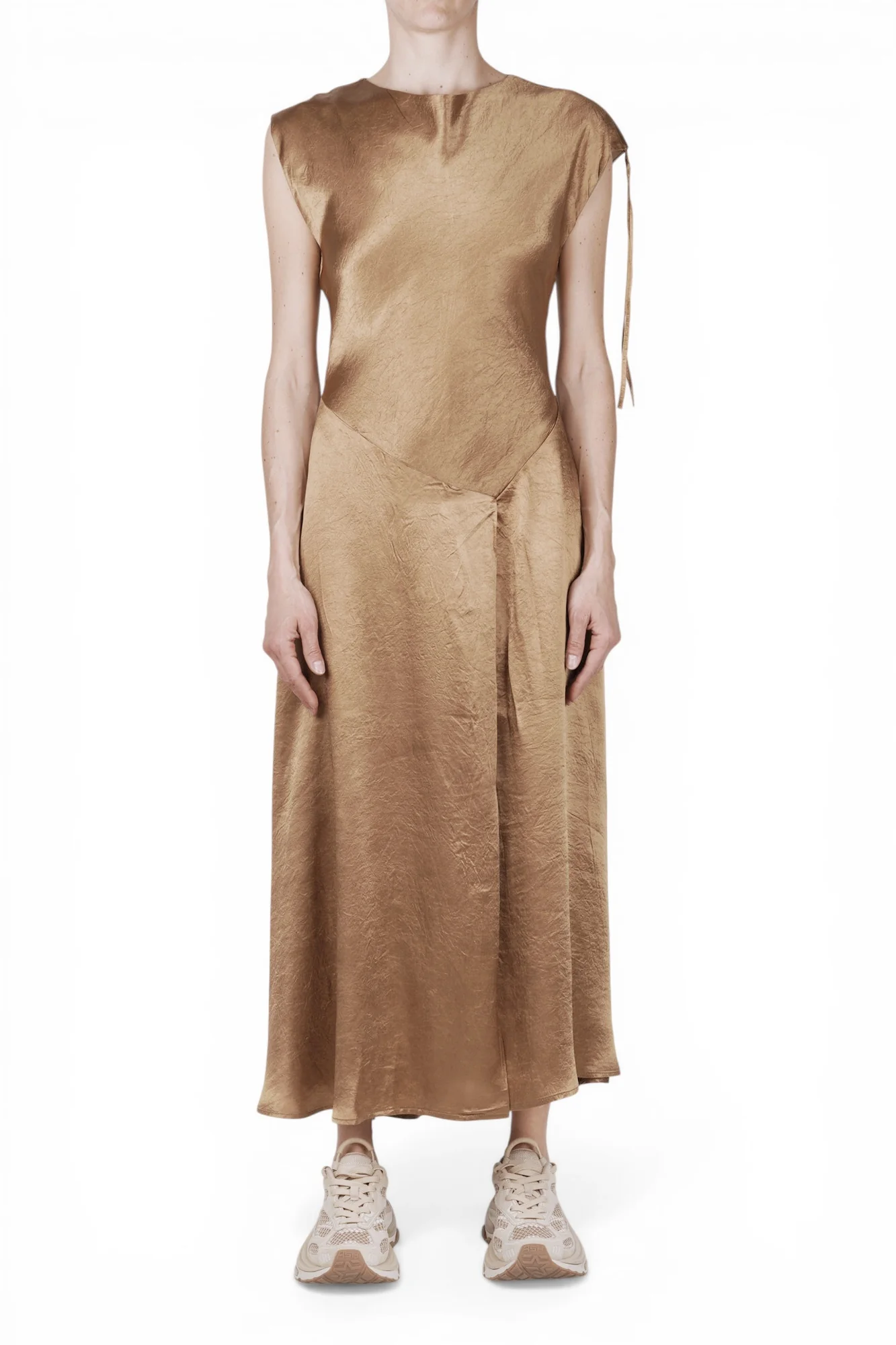 La Femme Blanche - Abito - 471366 - Oro - Image 3