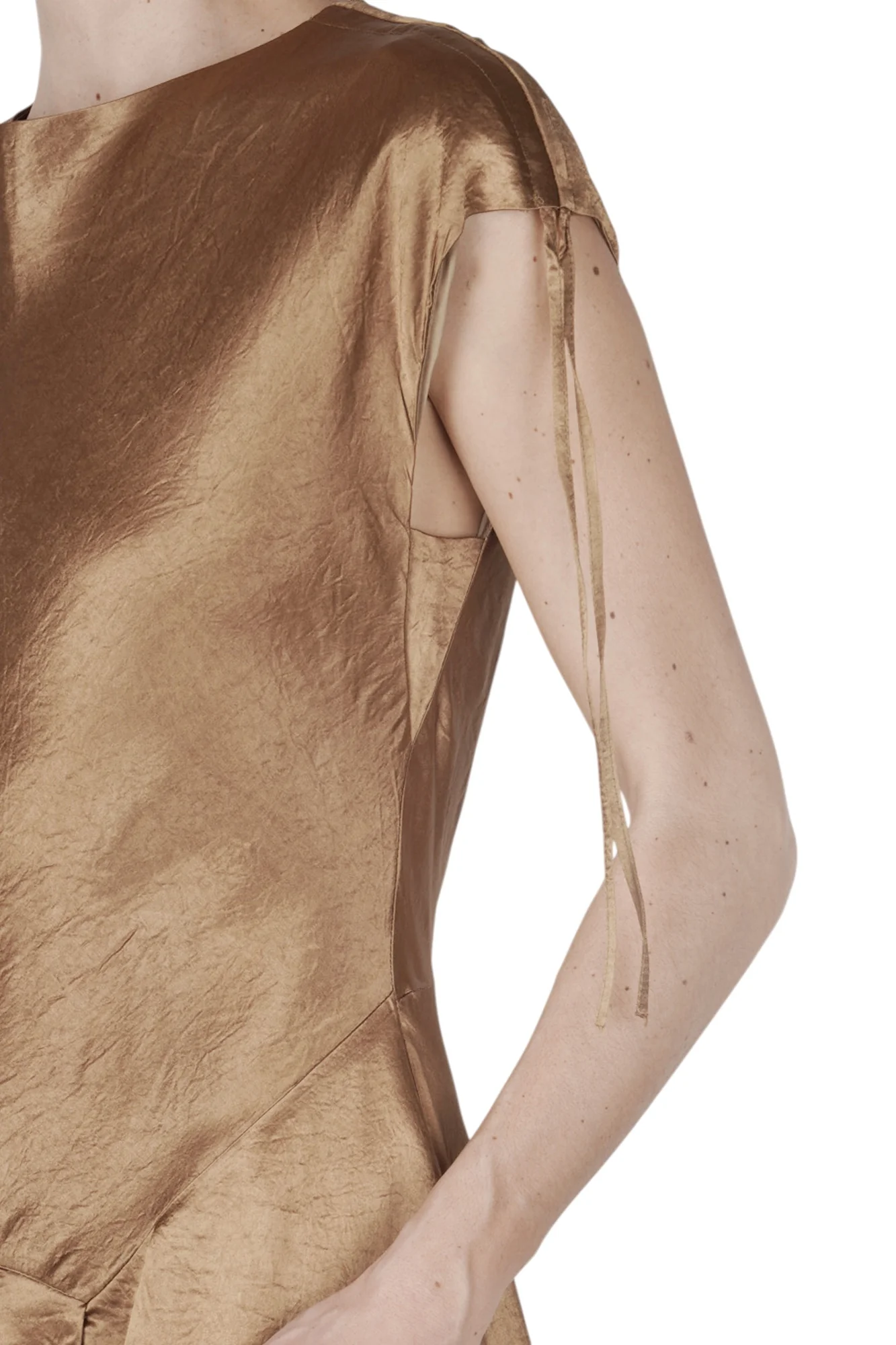 La Femme Blanche - Abito - 471366 - Oro - Image 6