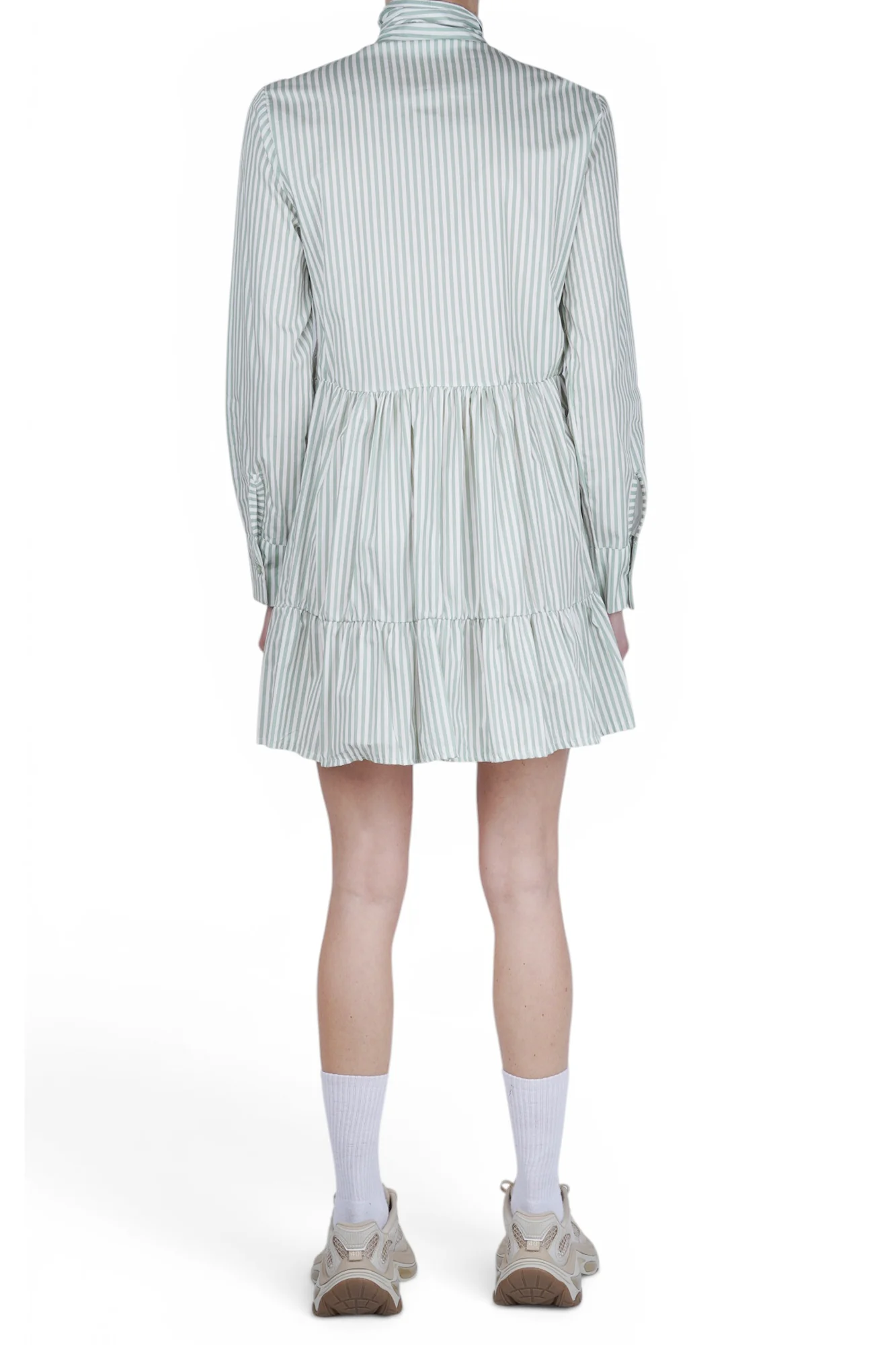 La Femme Blanche - Abito - 471479 - Bianco/Verde - Image 5