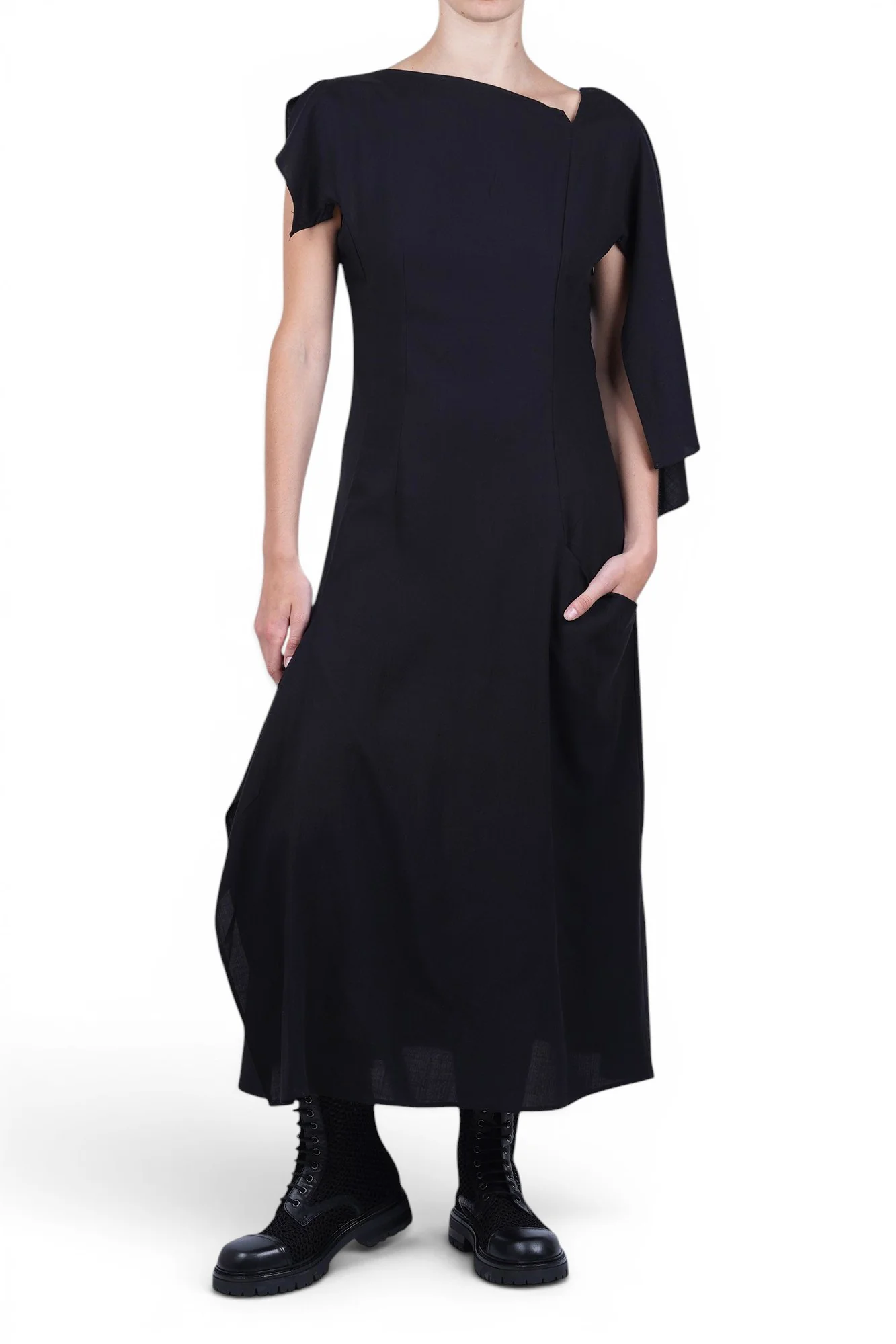 La Femme Blanche - Abito - 471584 - Nero - Image 2