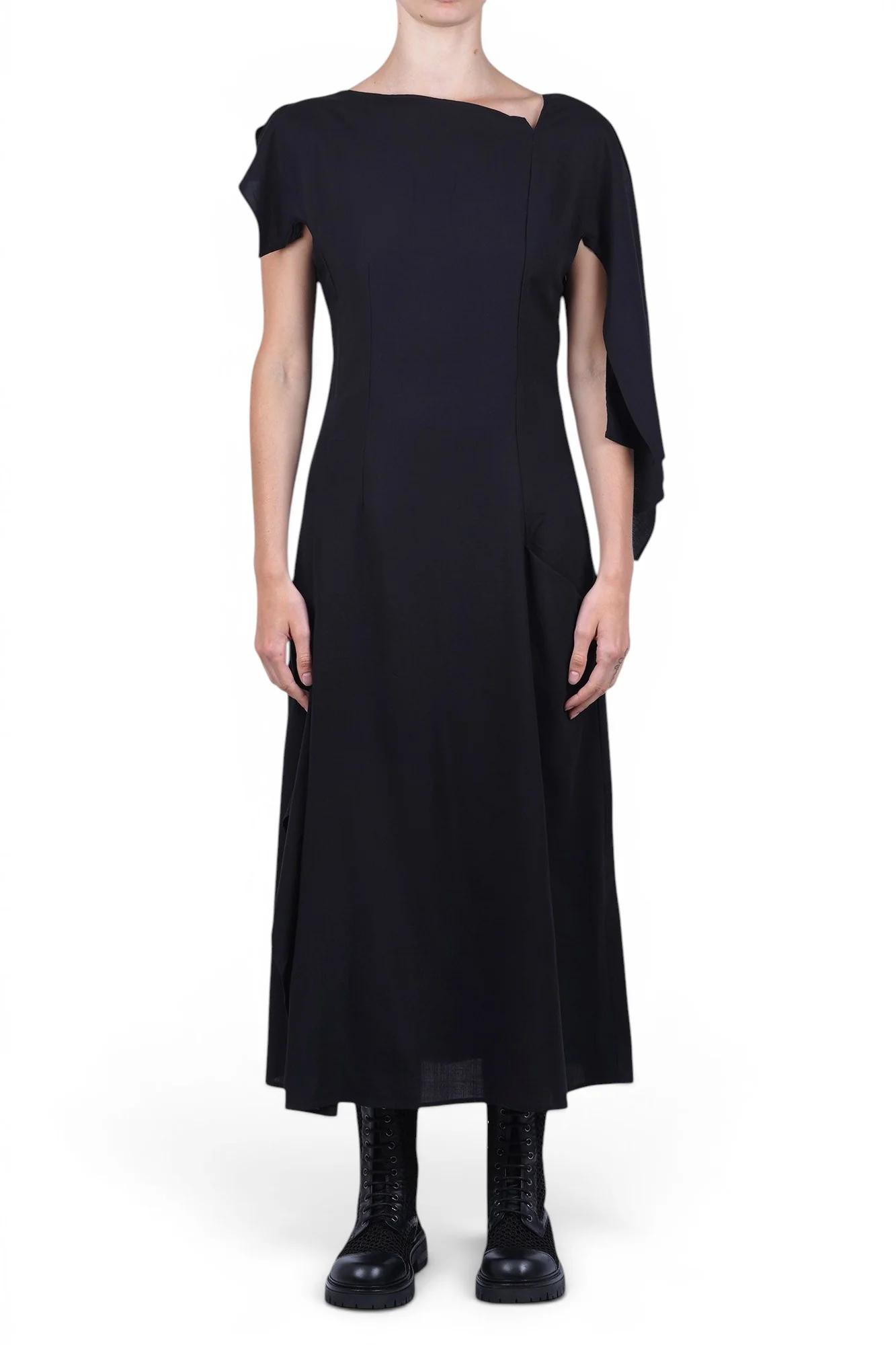 La Femme Blanche - Abito - 471584 - Nero - Image 3