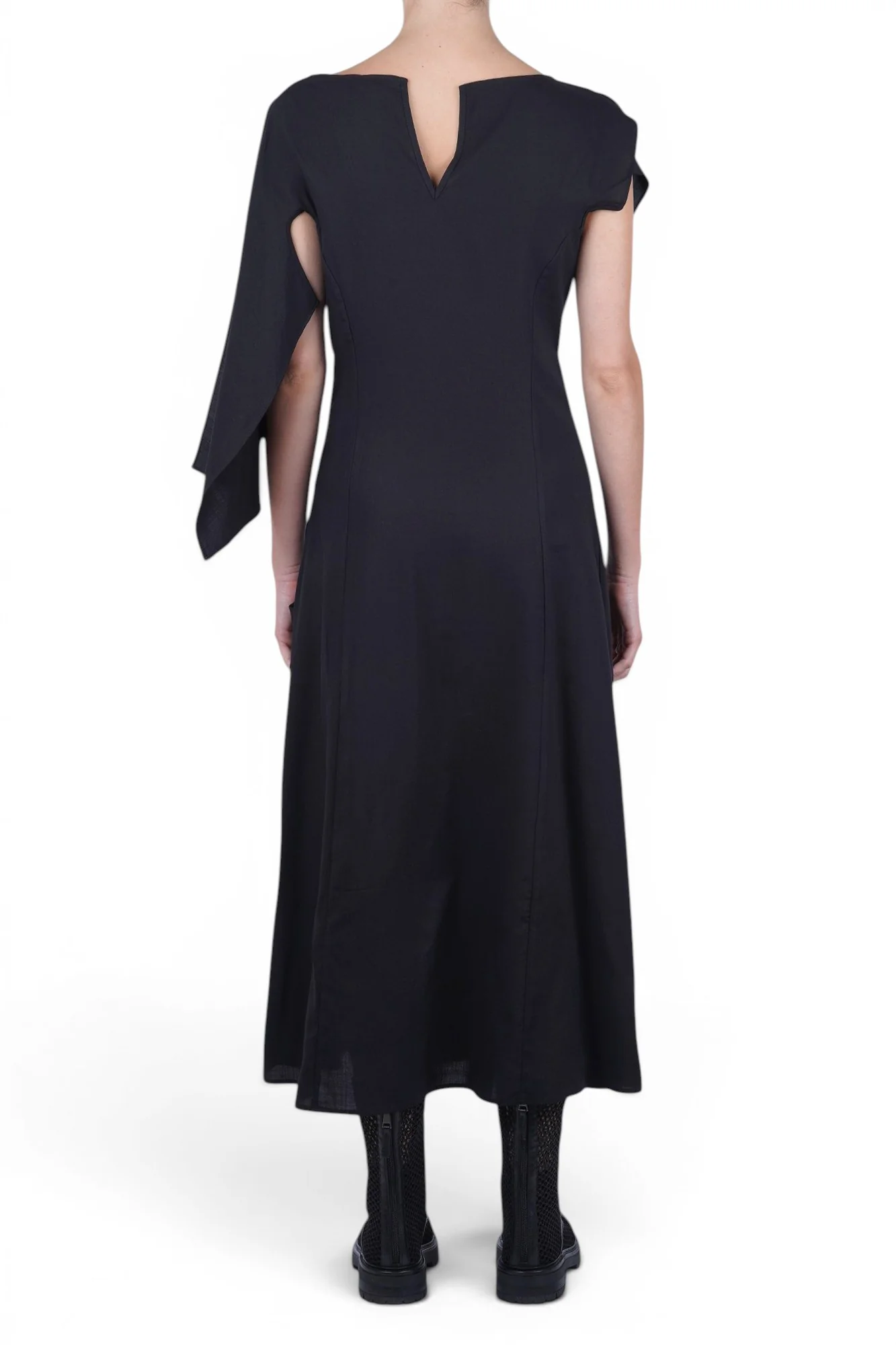 La Femme Blanche - Abito - 471584 - Nero - Image 5