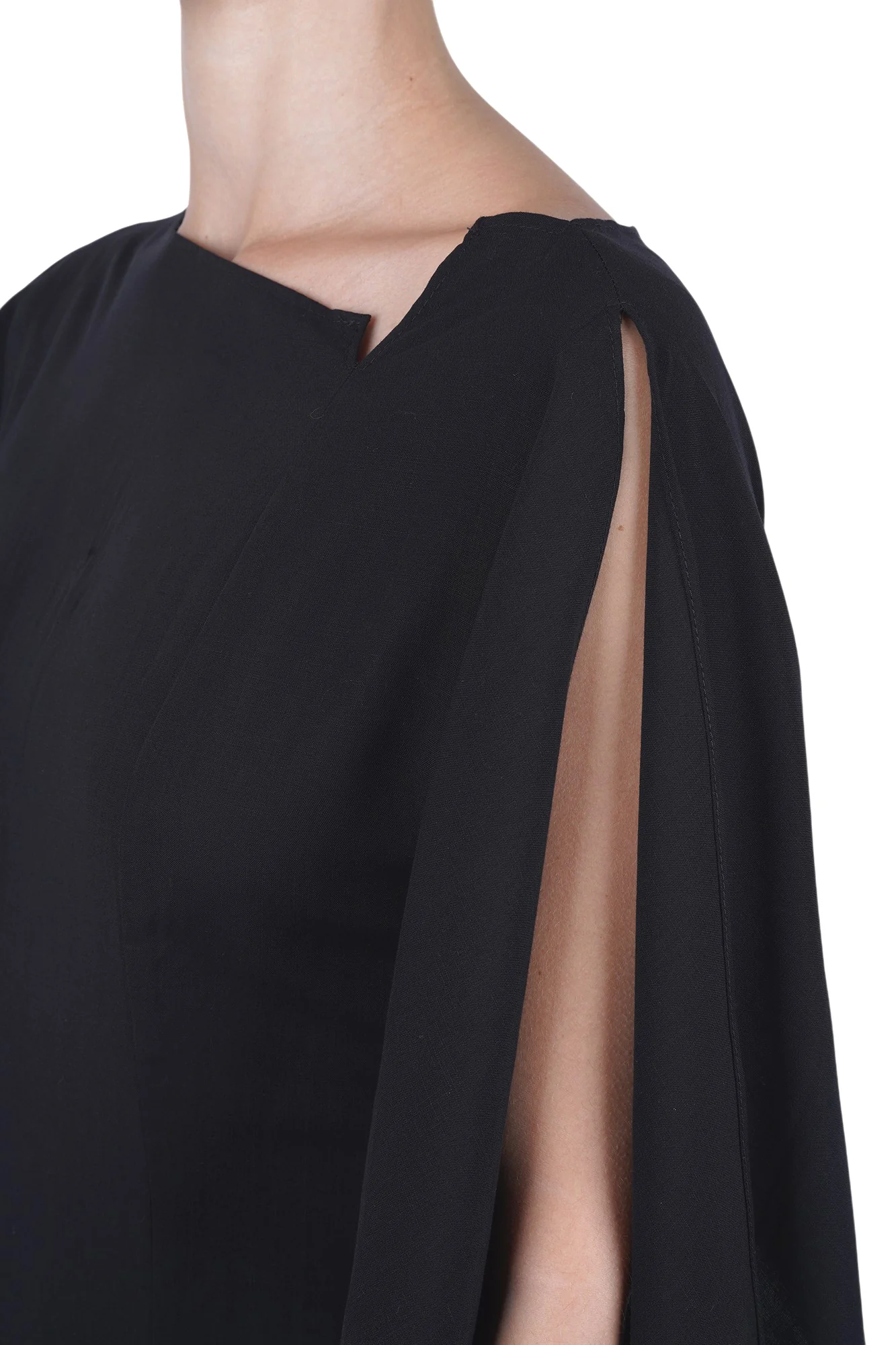 La Femme Blanche - Abito - 471584 - Nero - Image 6