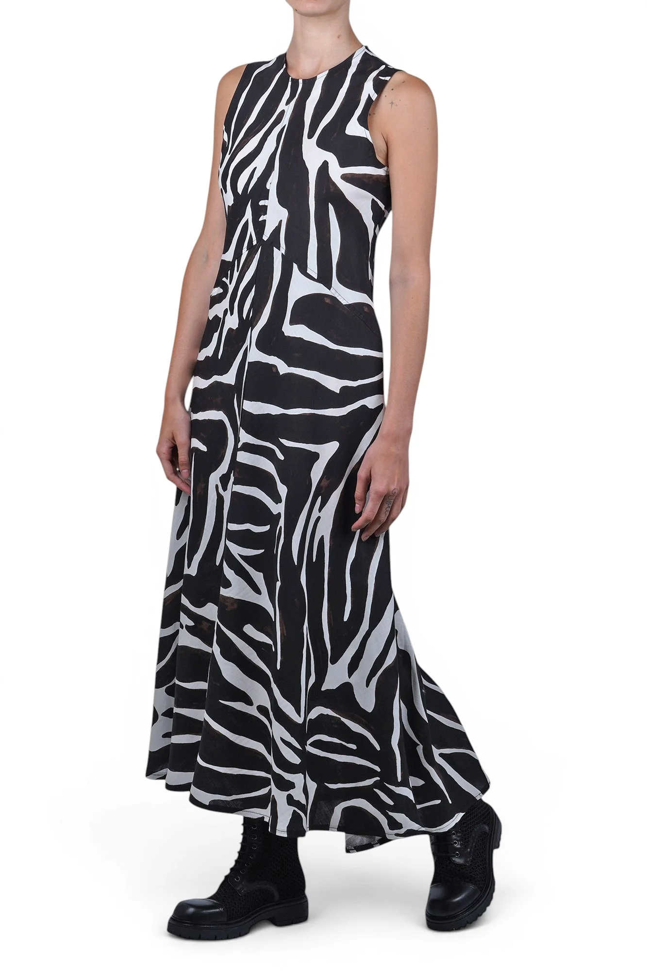 La Femme Blanche - Abito - 471585 - Bianco/Nero - Image 2