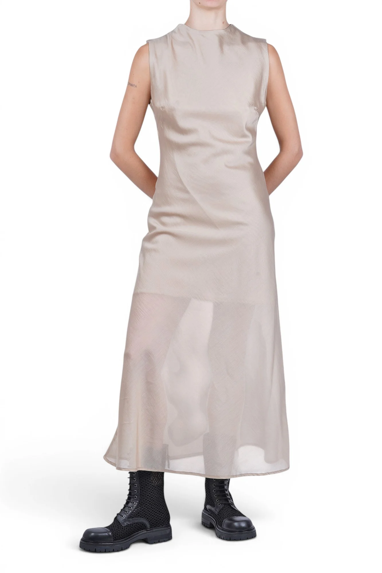 La Femme Blanche - Abito - 471590 - Beige - Image 2