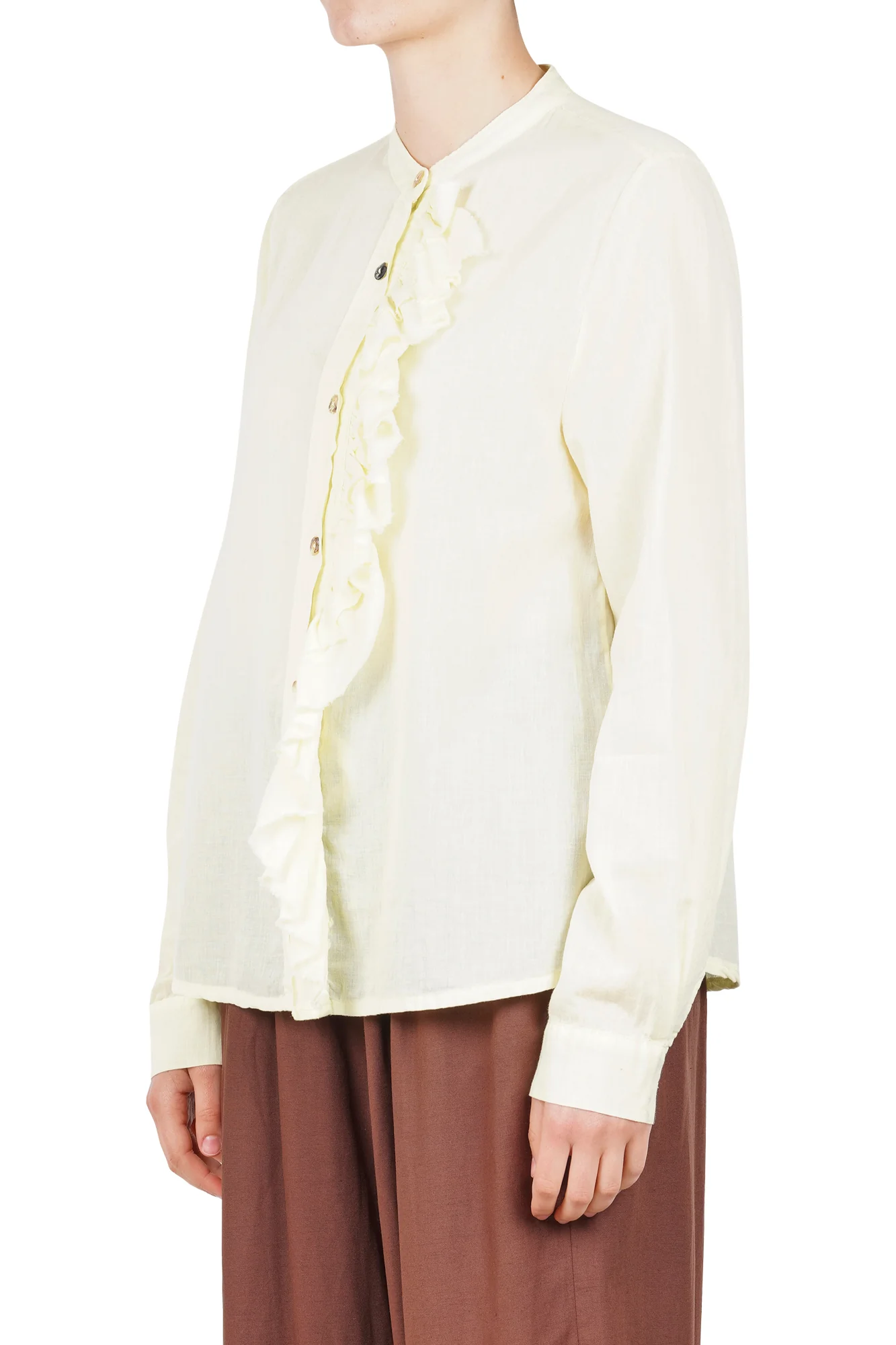 La Femme Blanche - Camicia - 451653 - Giallo - Image 4