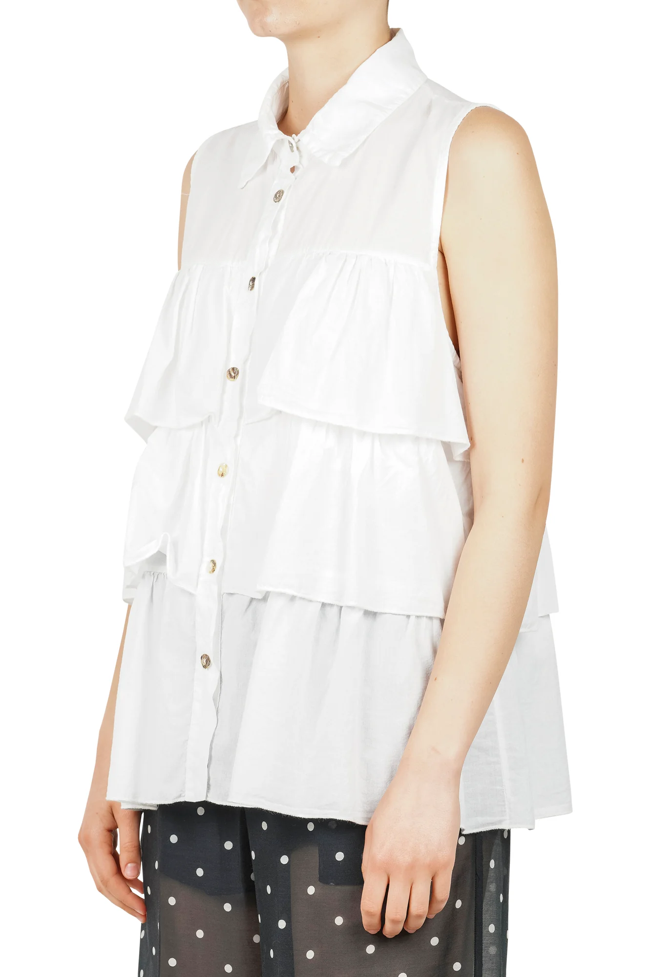 La Femme Blanche - Camicia - 451664 - Bianco - Image 4