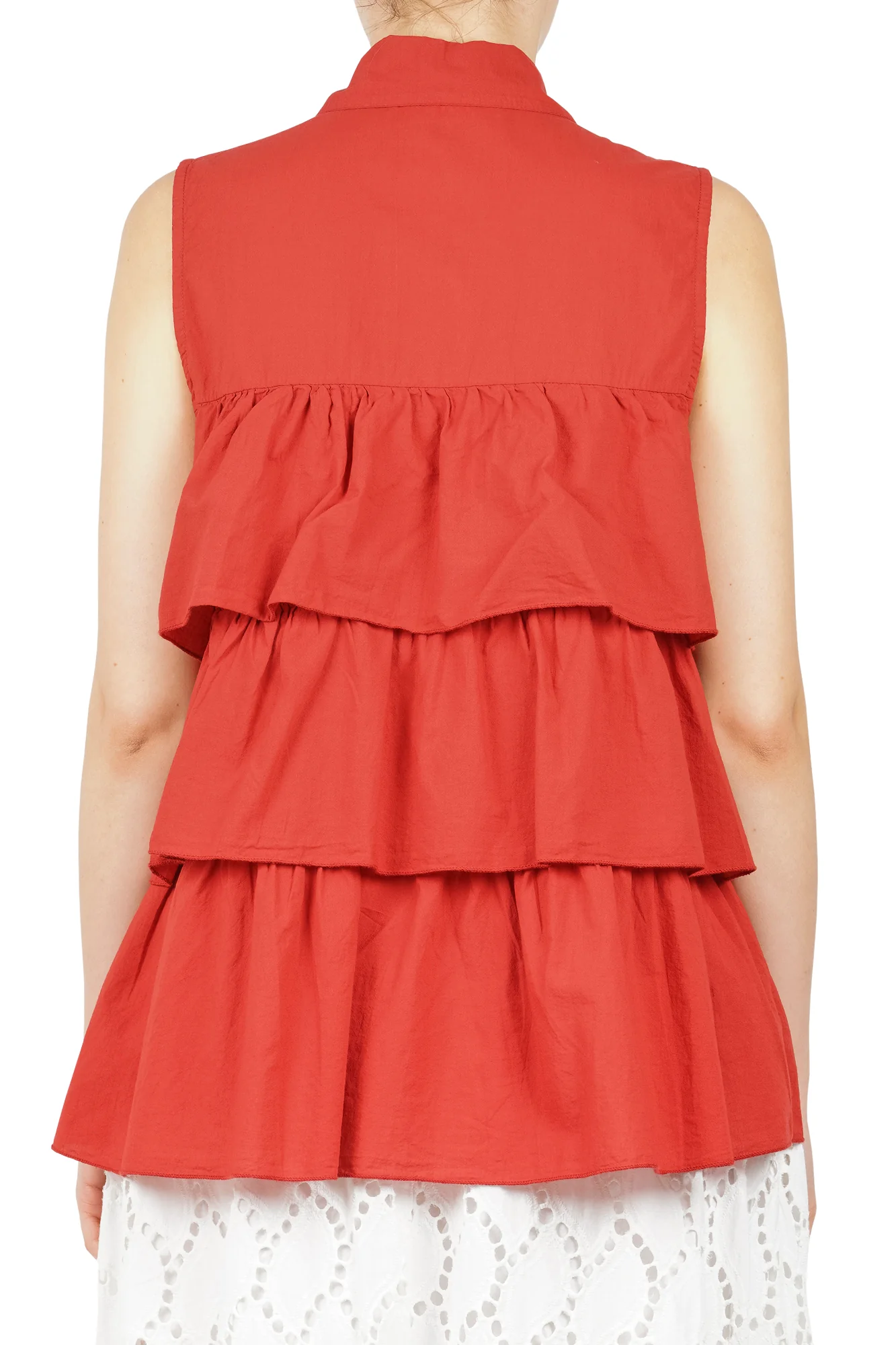 La Femme Blanche - Camicia - 451664 - Rosso - Image 5