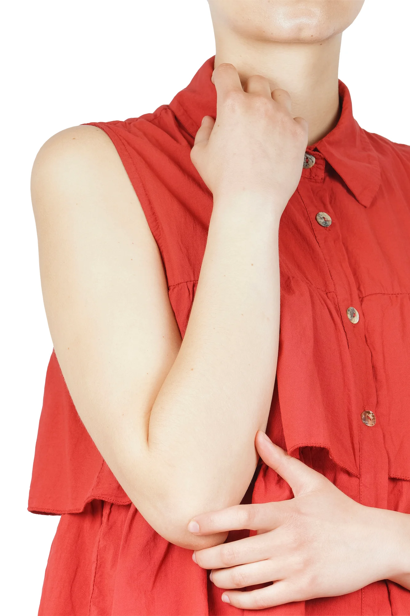 La Femme Blanche - Camicia - 451664 - Rosso - Image 6