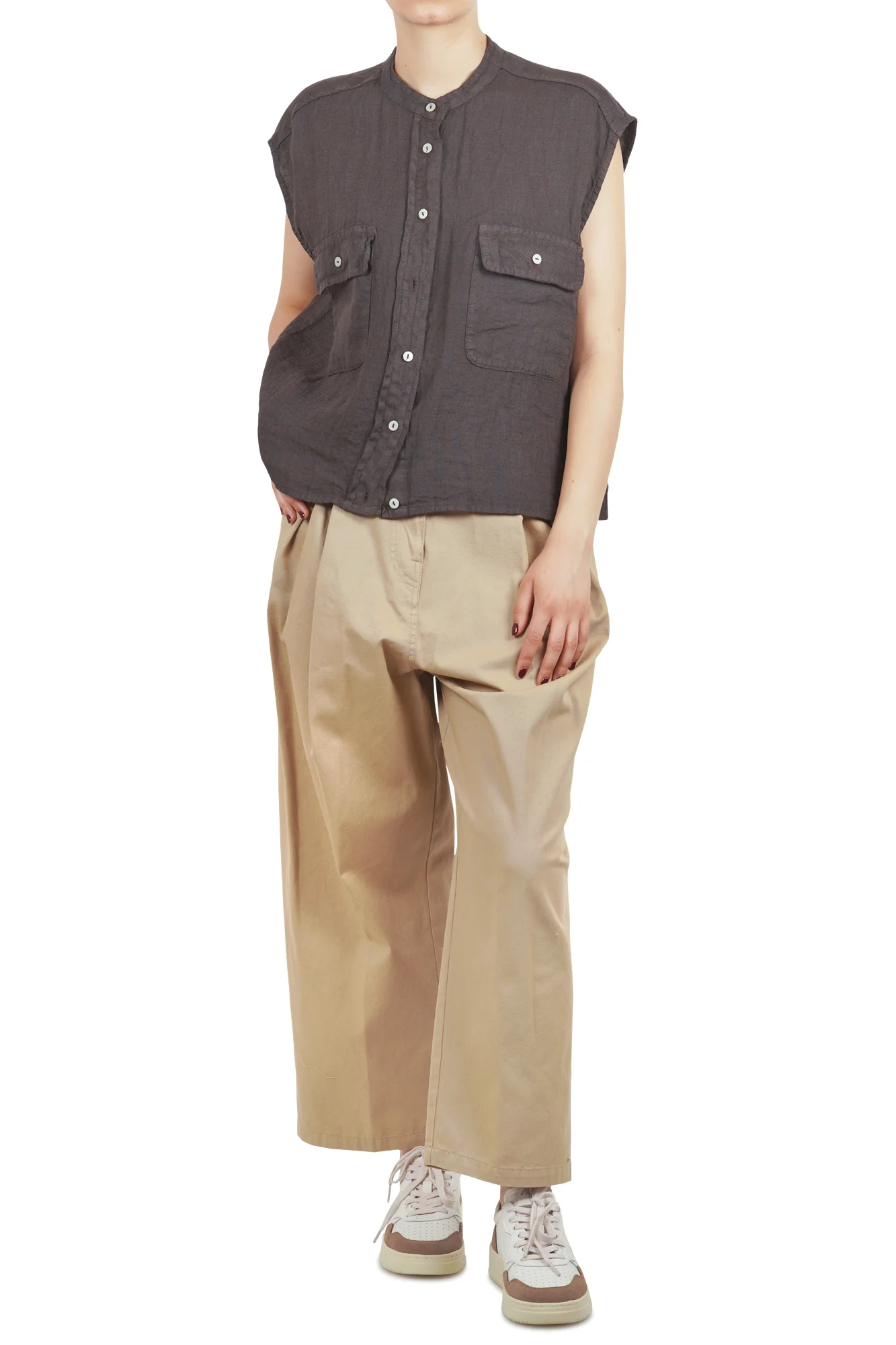La Femme Blanche - Camicia - 451852 - Moka - Image 2
