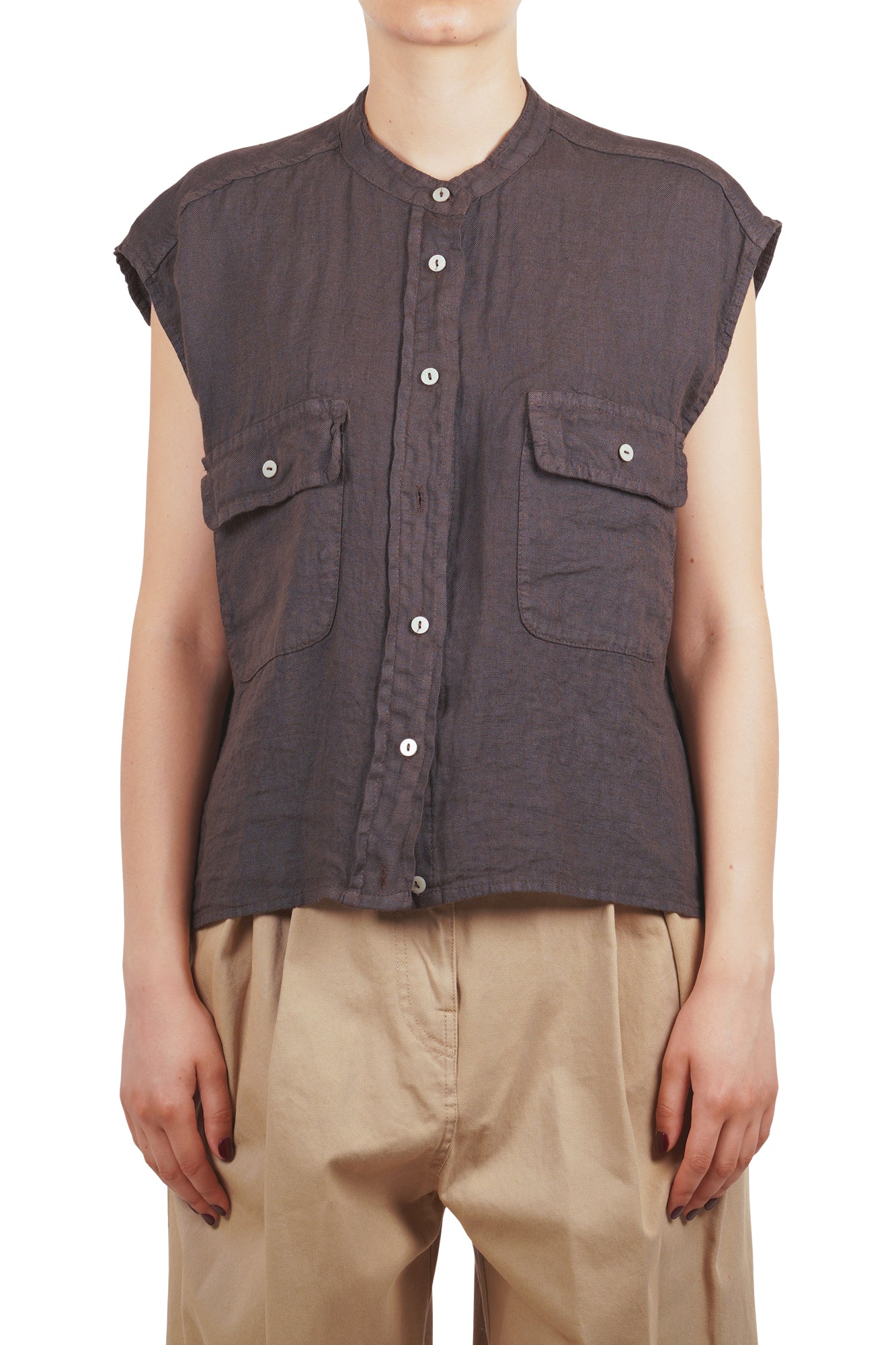 La Femme Blanche - Camicia - 451852 - Moka - Image 3
