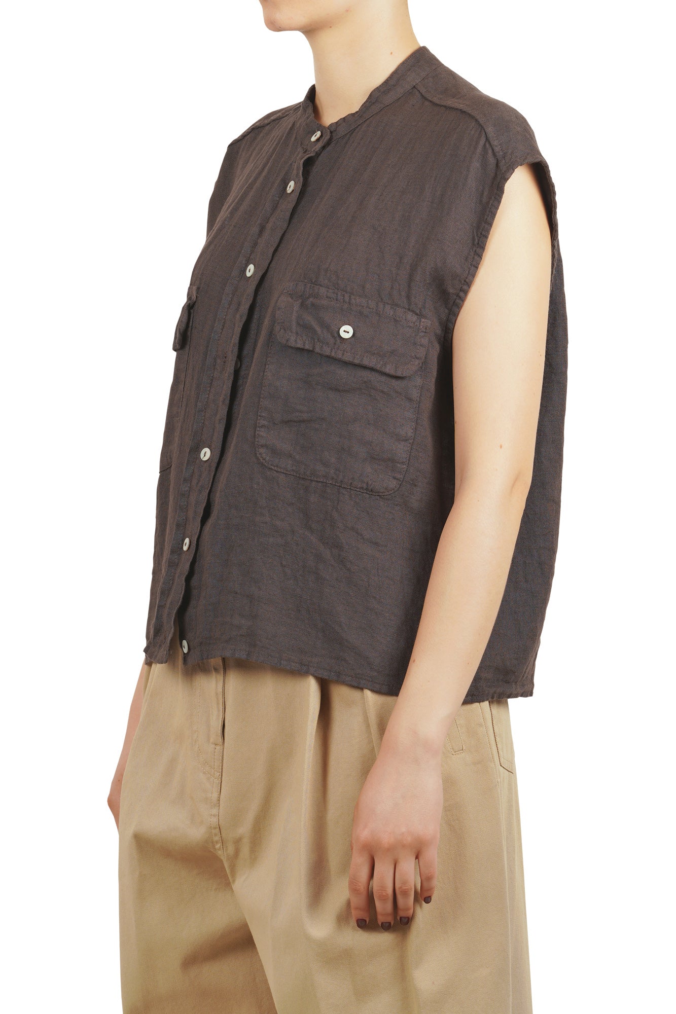 La Femme Blanche - Camicia - 451852 - Moka - Image 4