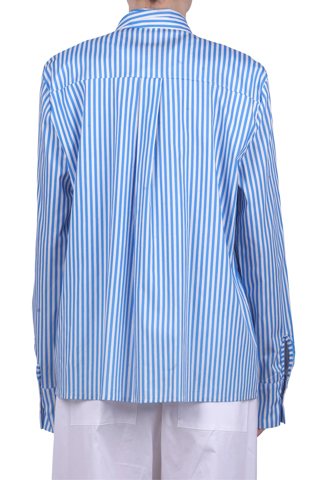 La Femme Blanche - Camicia - 471200 - Bianco/Azzurro - Image 5