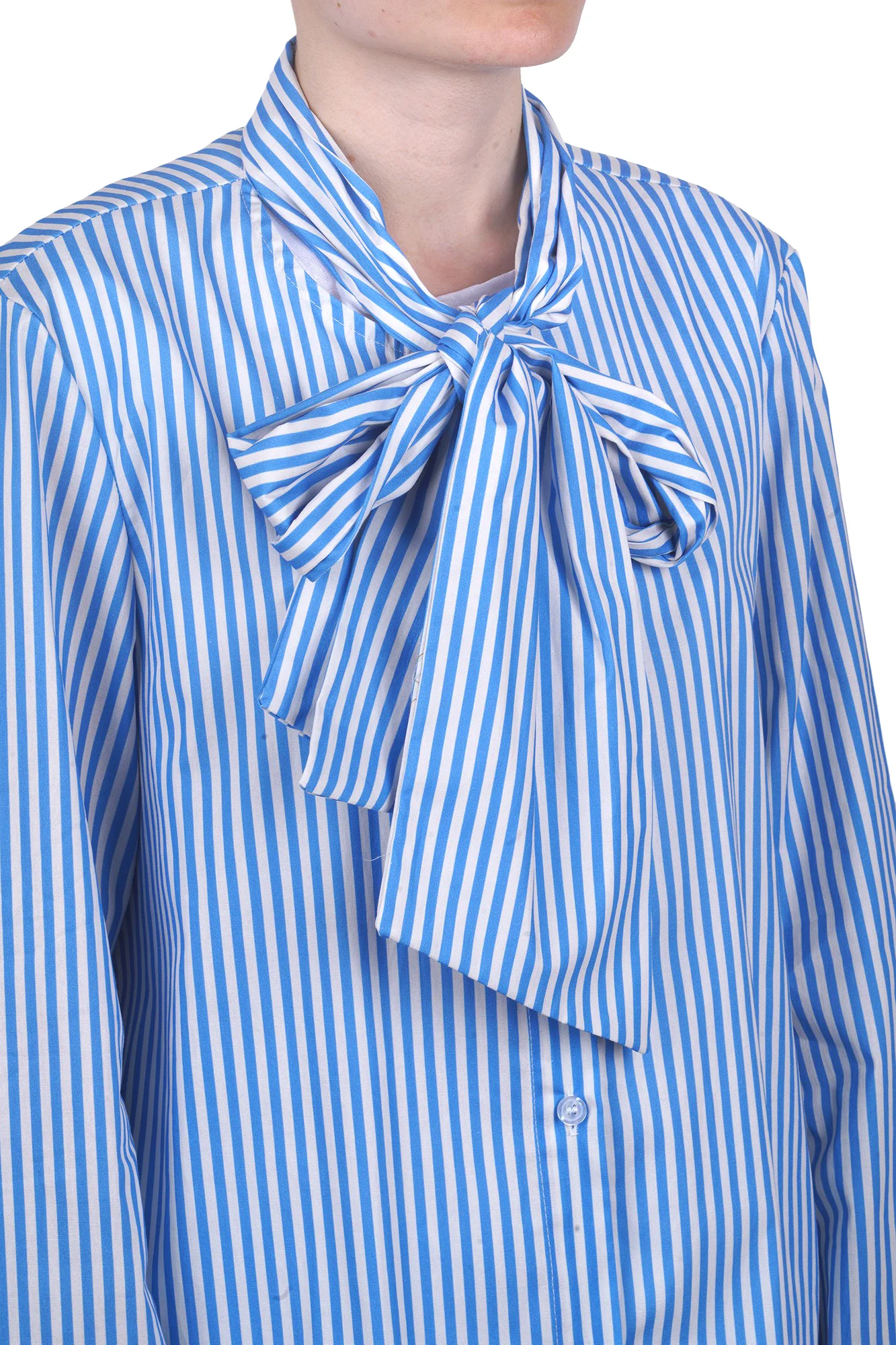 La Femme Blanche - Camicia - 471200 - Bianco/Azzurro - Image 6