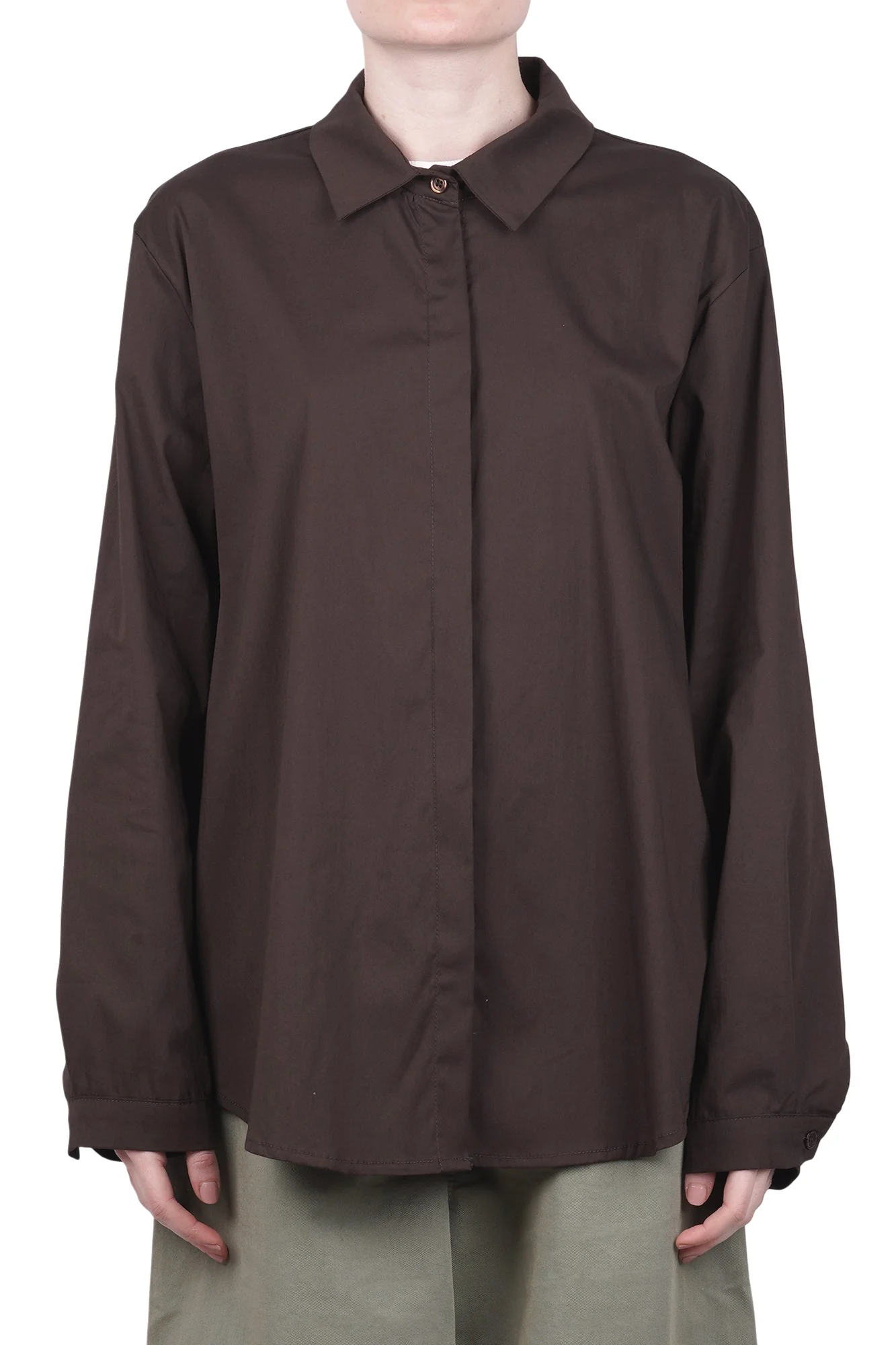 La Femme Blanche - Camicia - 471204 - Moka - Image 3