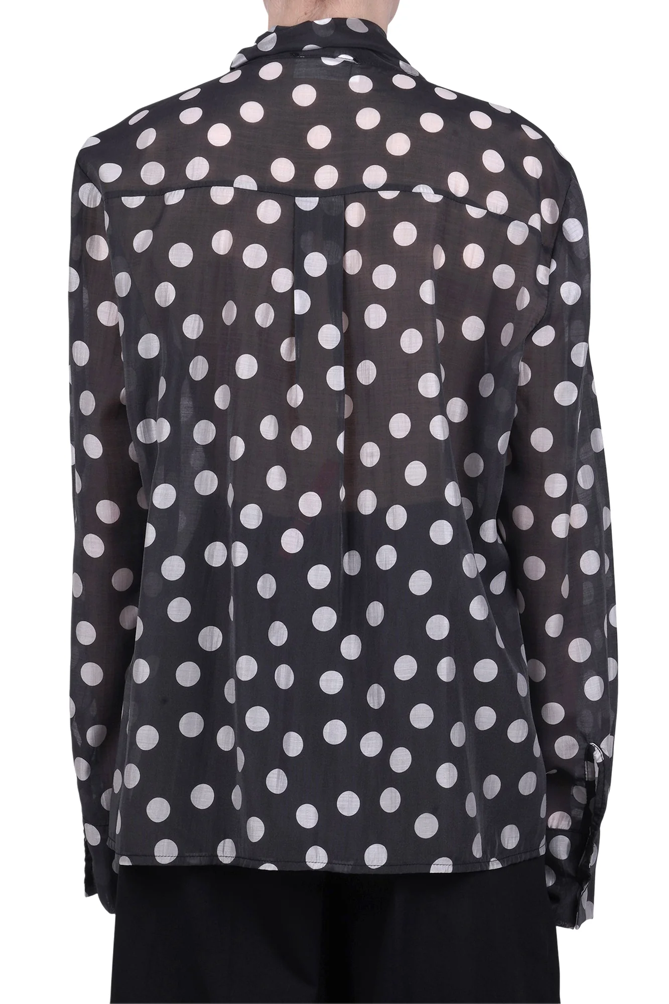 La Femme Blanche - Camicia - 471206 - Bianco/Nero - Image 5