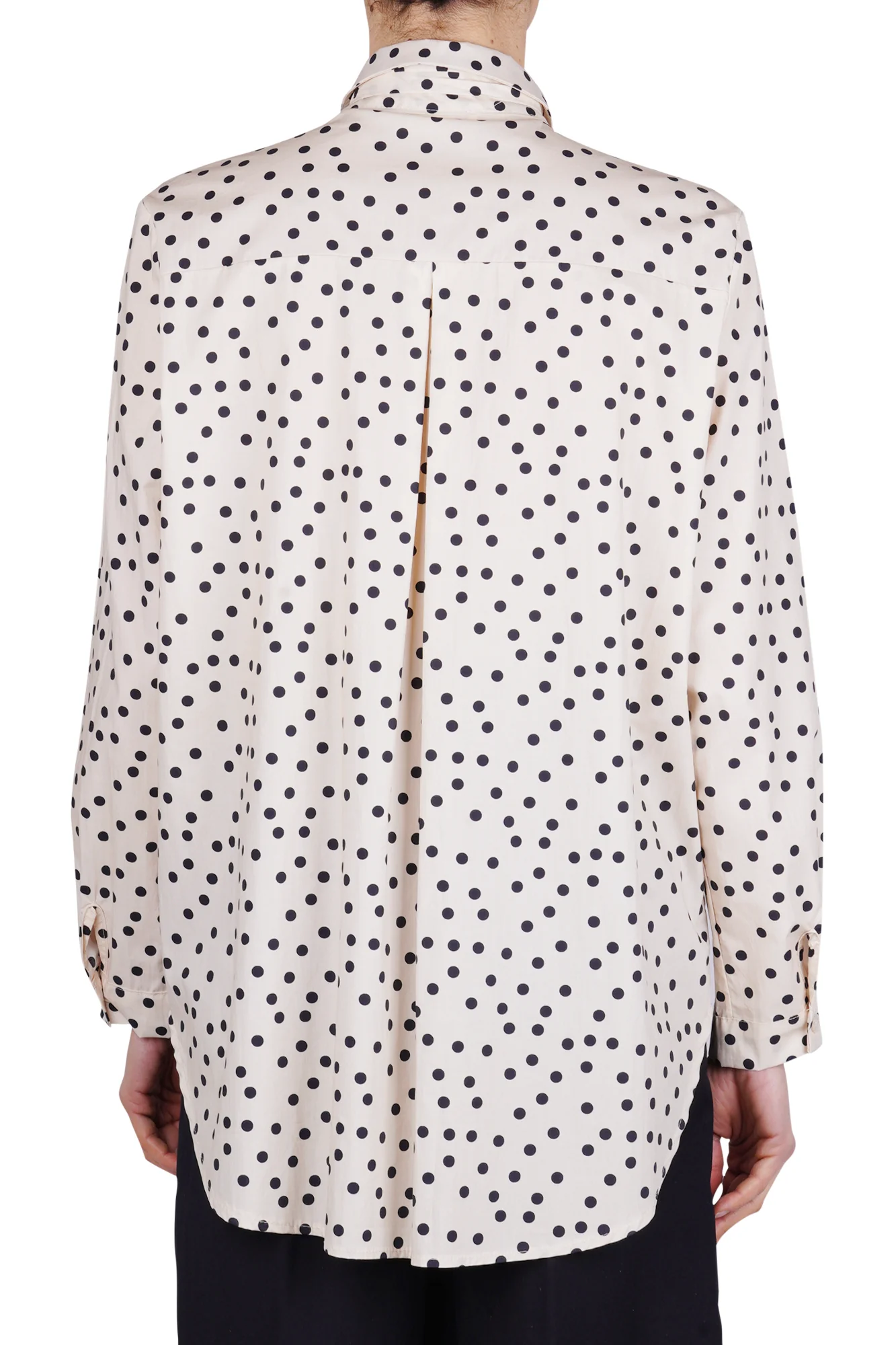 La Femme Blanche - Camicia - 471208 - Beige/Nero - Image 5