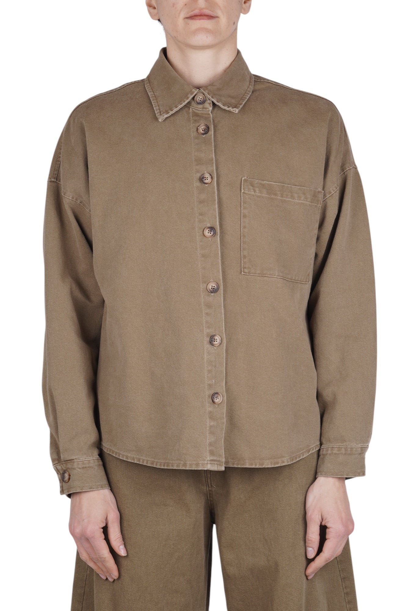 La Femme Blanche - Camicia - 471219 - Marrone - Image 3